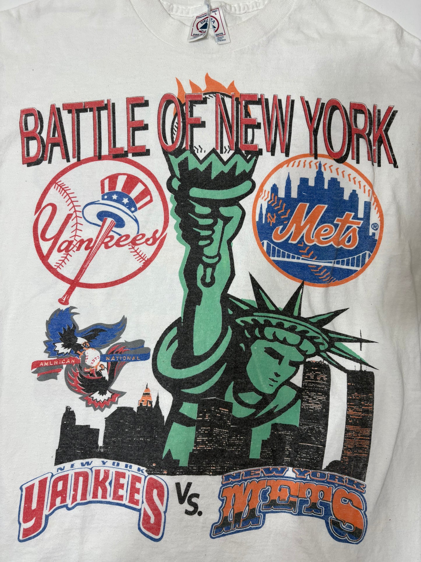 Vintage 1998 battle of New York interleague tee