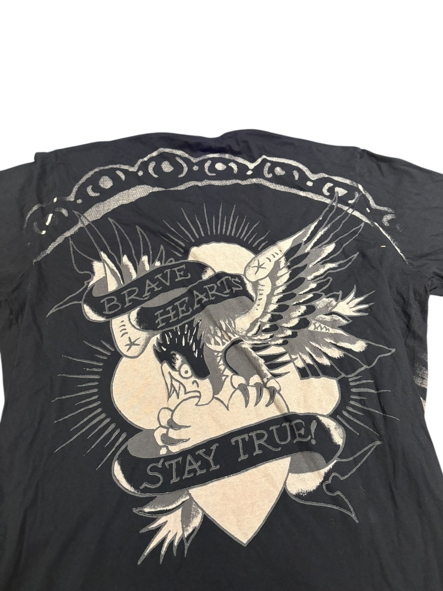 Vintage Ed Hardy studded panther tee