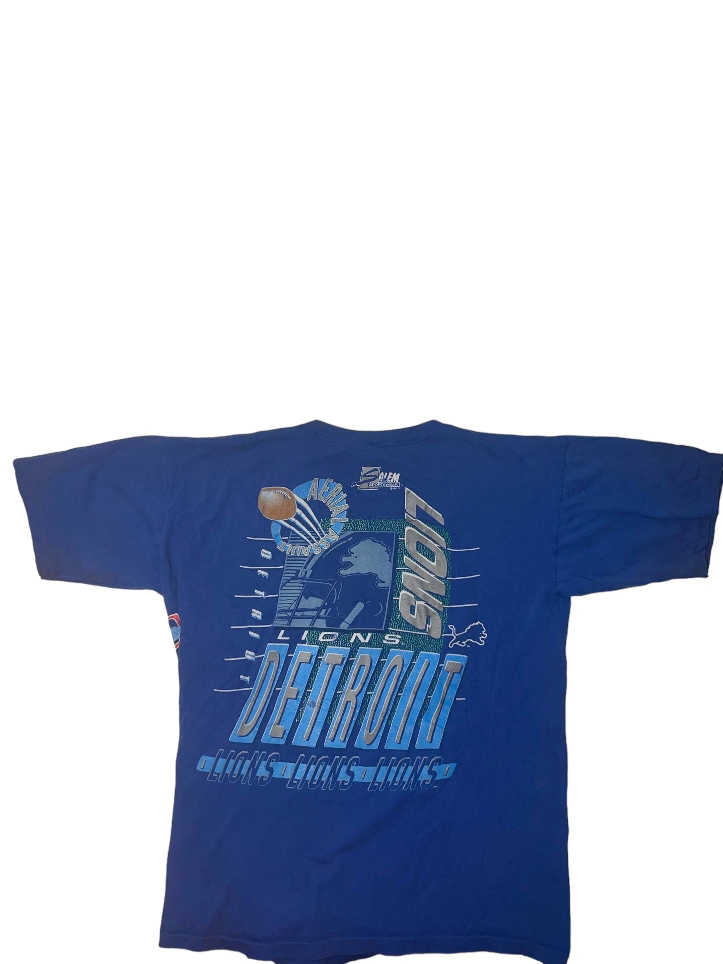 Vintage Aerial assault Detroit lions T shirt
