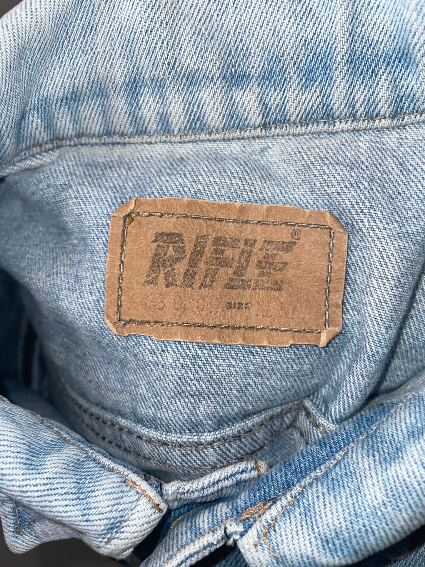 Vintage Pulp Fiction Denim Jacket by Rifle Western