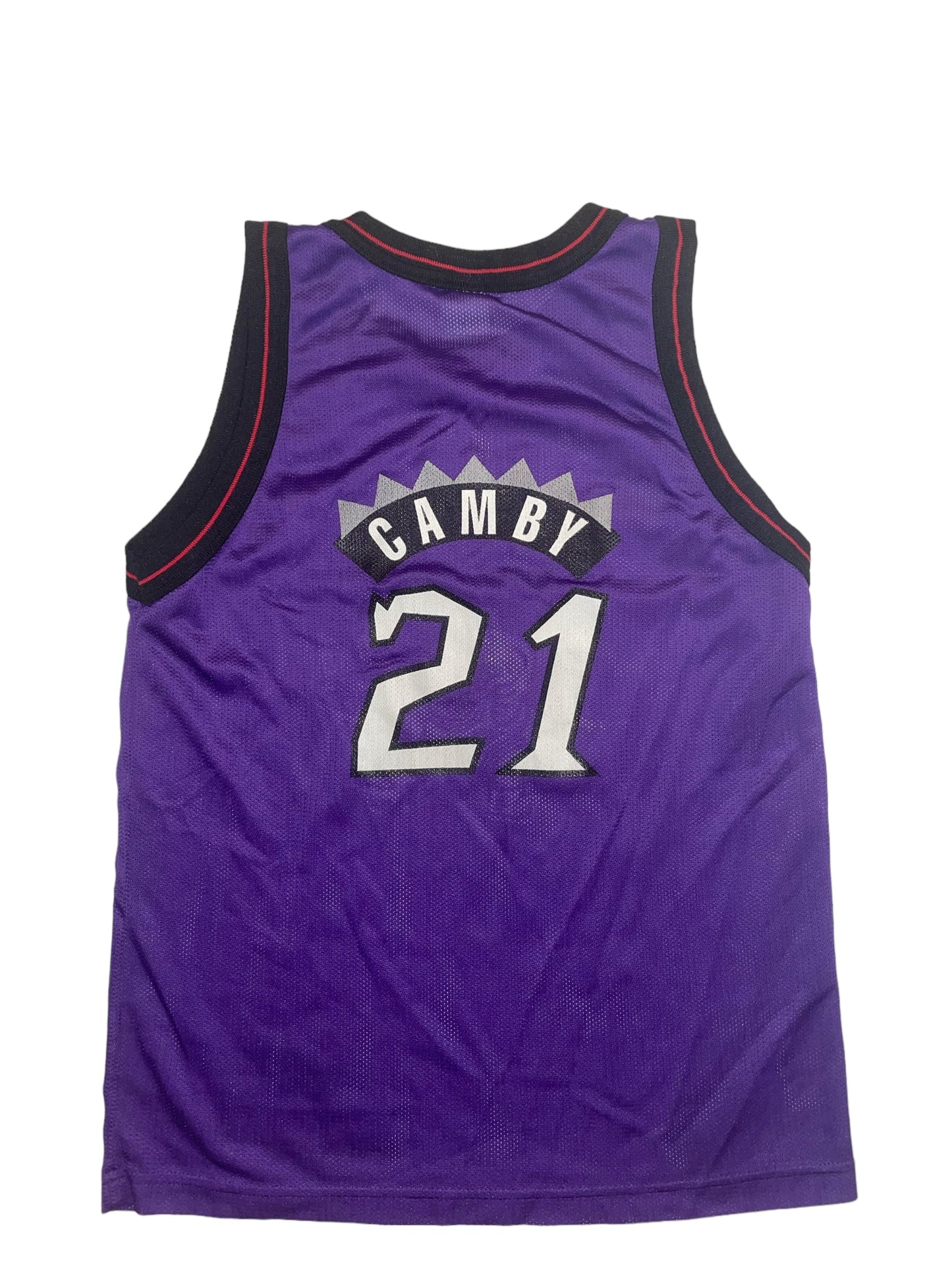 Vintage Toronto Raptors Marcus Camby champion Jersey YOUTH Large