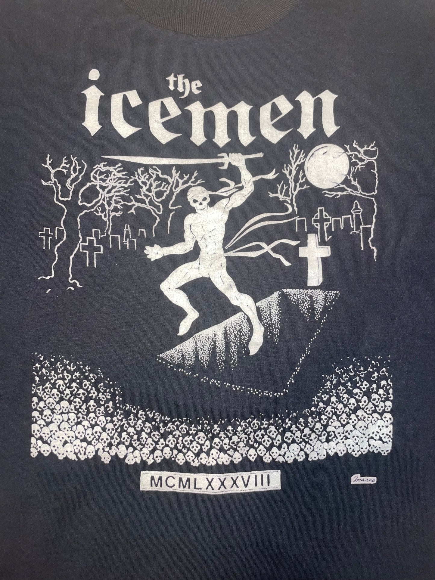 Vintage Icemen heavy metal shirt size Medium