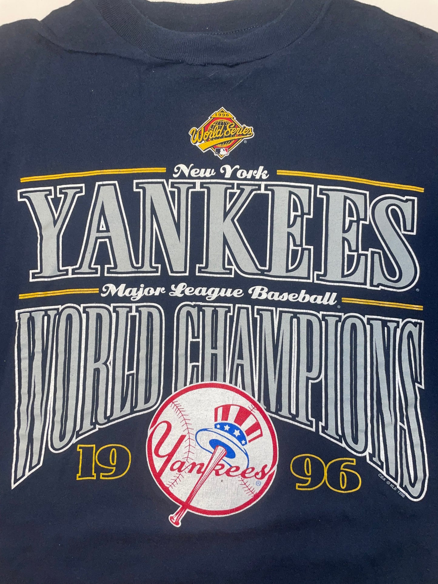 Vintage New York Yankees World Series champions tee