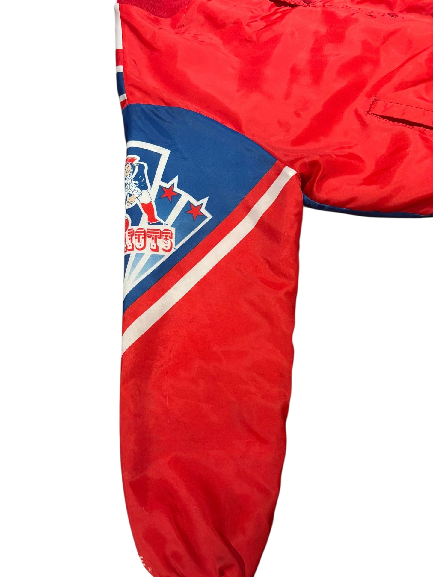 Vintage 1980s New England Patriots Chalkline fanimation jacket
