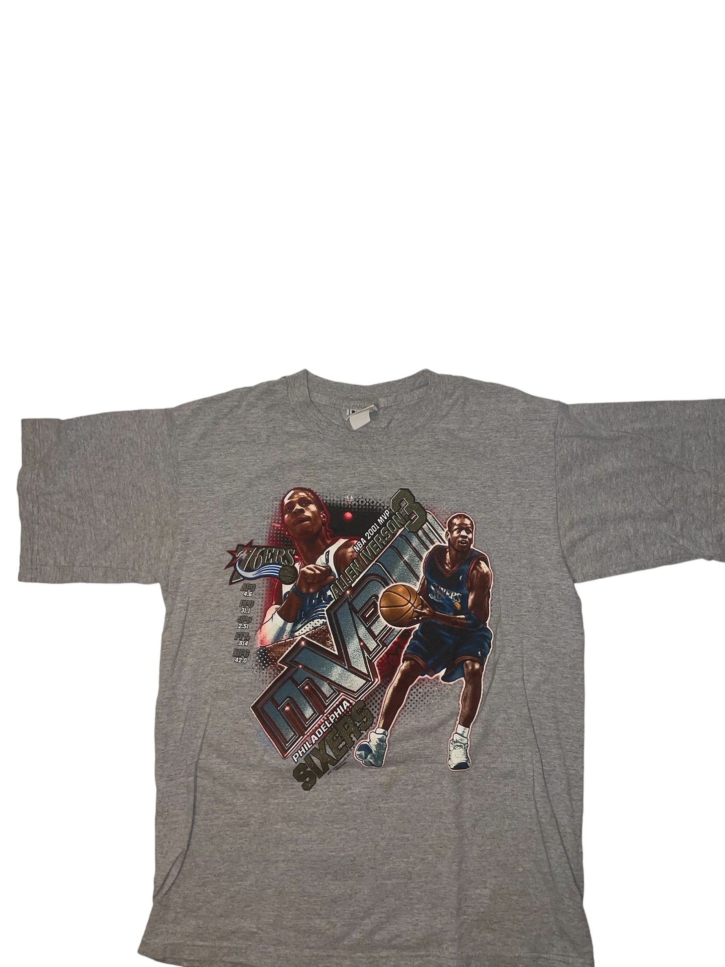 Vintage Allen Iverson 2001 MVP season T shirt