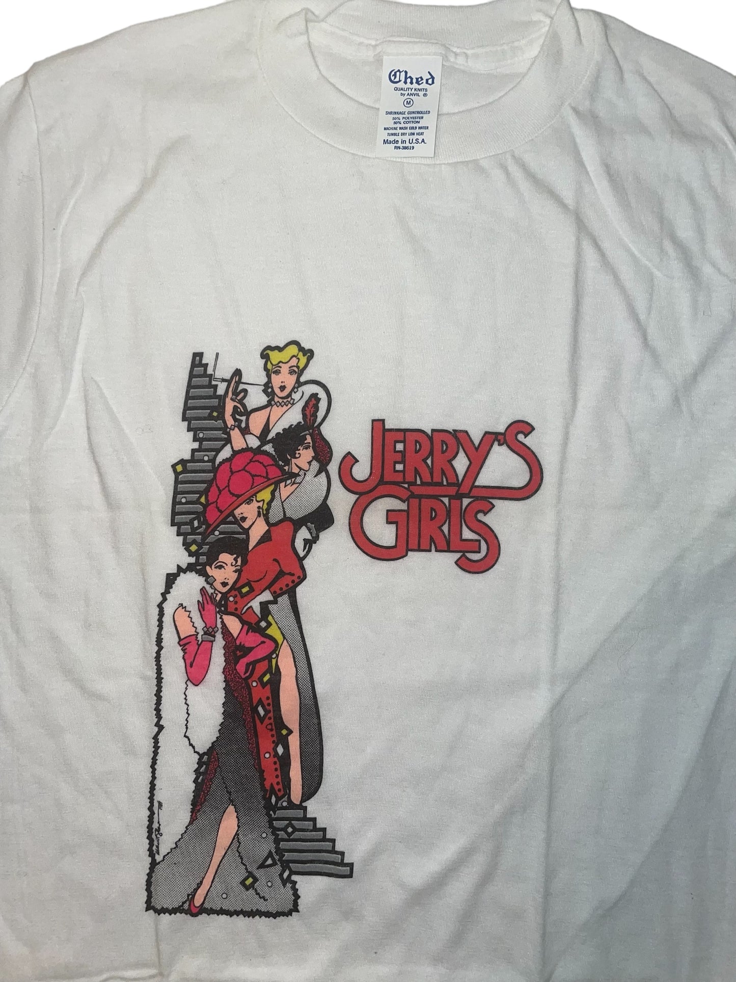 Vintage 1985 Jerry’s Girls Broadway show promo T shirt