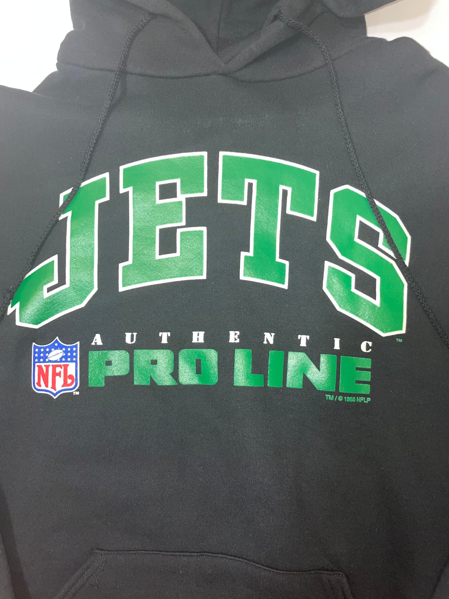 Vintage 1995 New York Jets pro line hoodie size XL