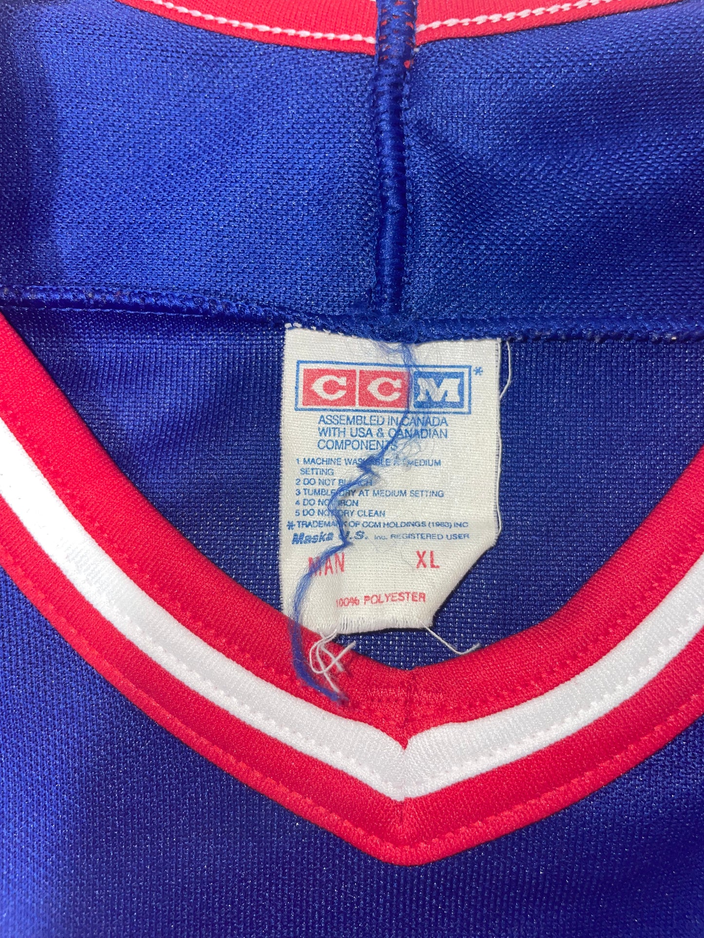 Vintage New York Rangers home jersey