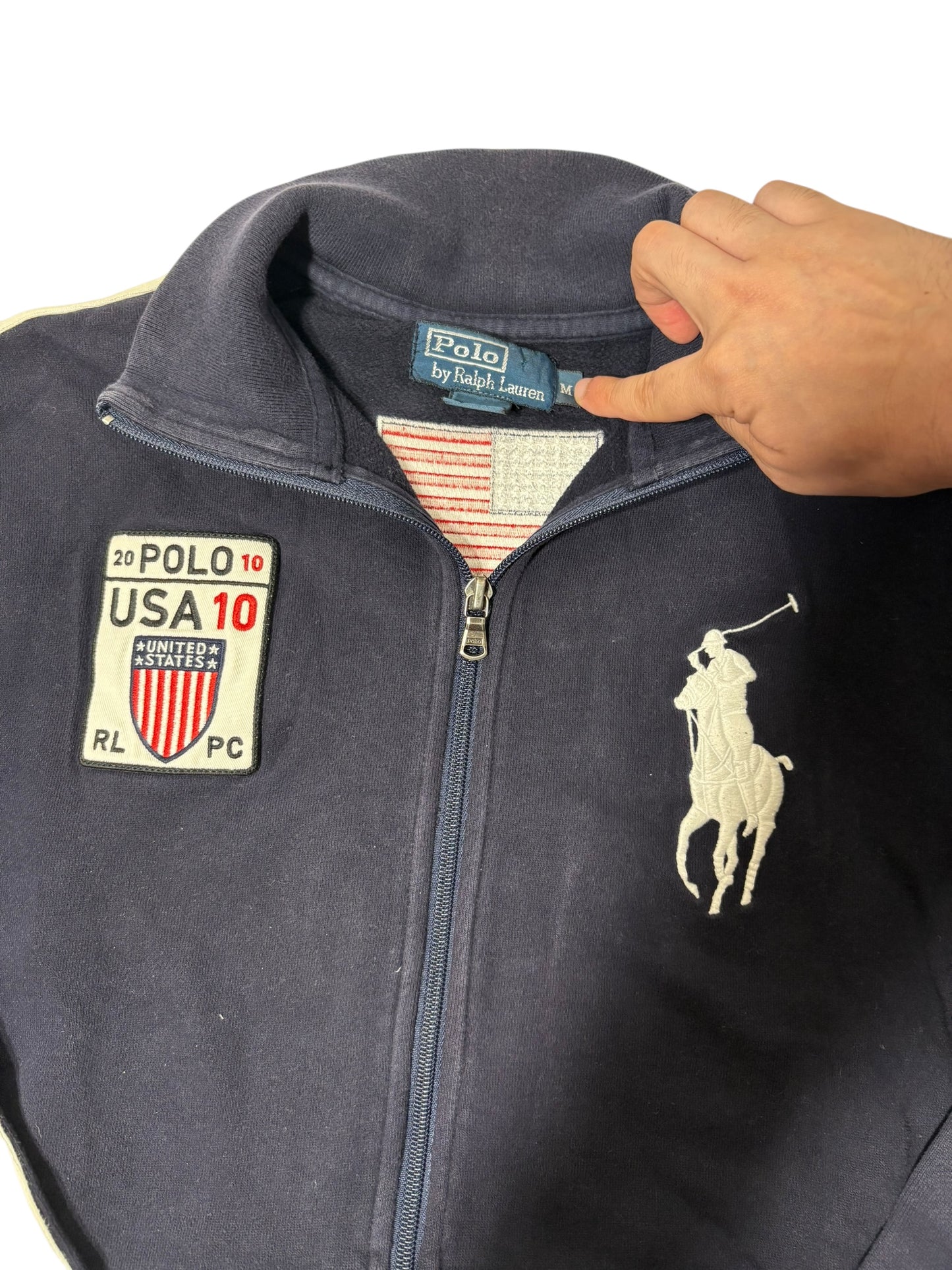 2010 Team USA embroidered Ralph Lauren zip up jacket