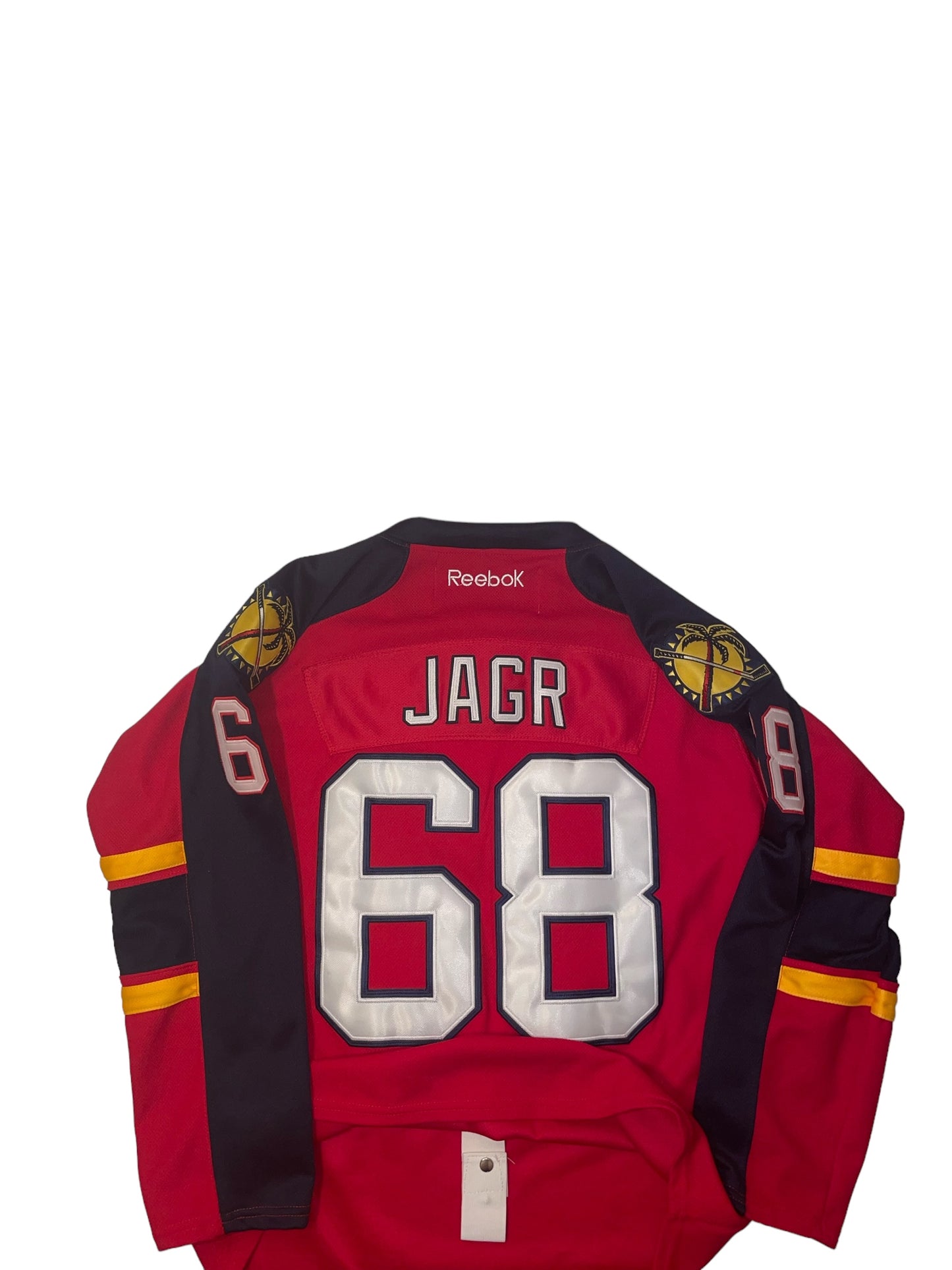 Jaromir Jagr Florida Panthers Jersey with fight strap size XL