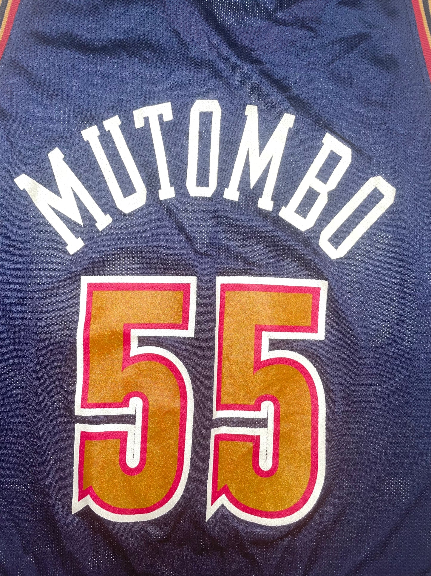 Vintage Dike Mutombo Denver Nuggets Jersey size XL