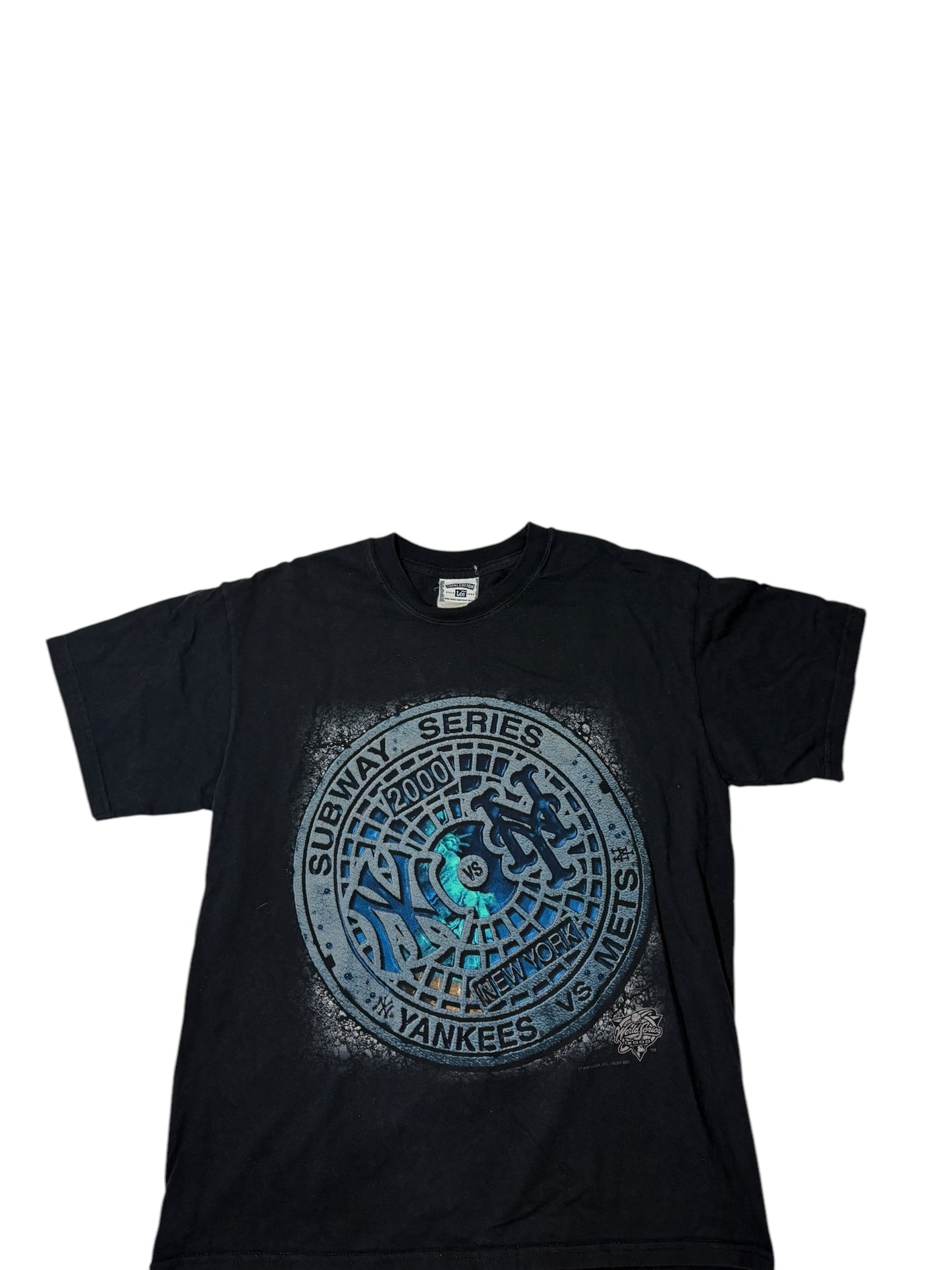 Vintage 2000 subway series tee