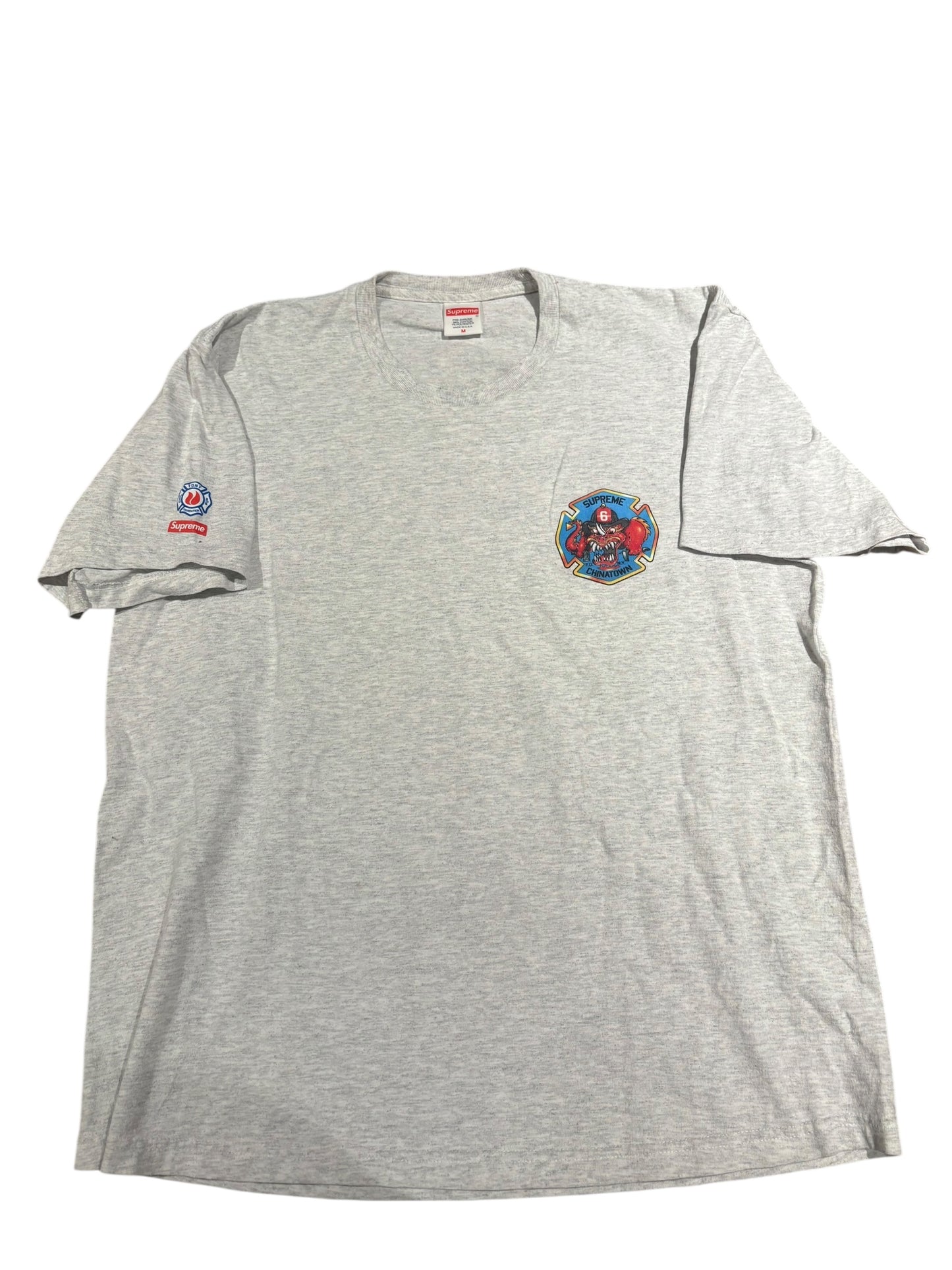 Supreme x New York fire department engine 9 tee
