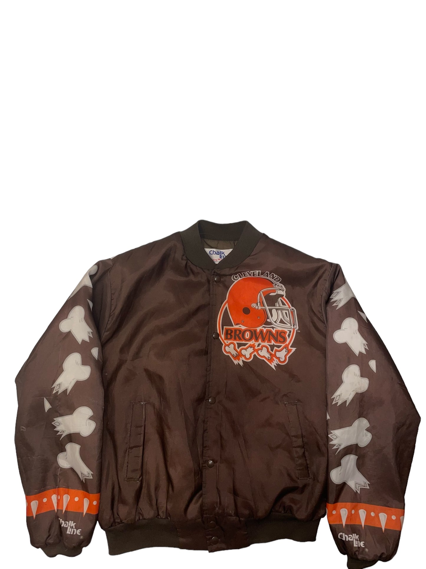 Vintage Cleveland Browns Chalkline Fanimation Bomber Jacket