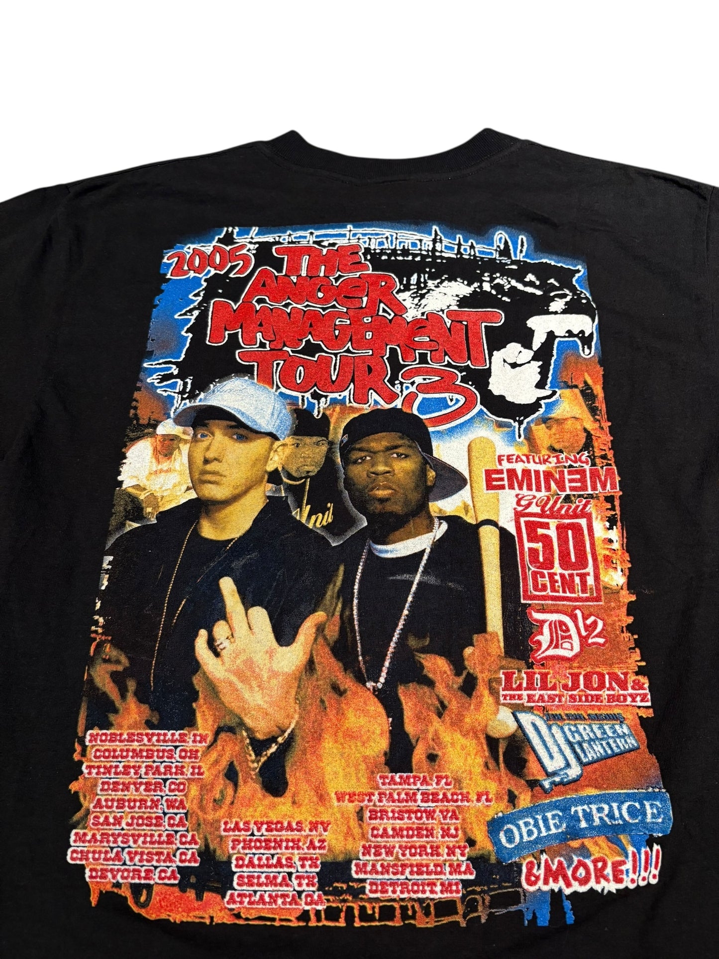 Eminem Anger management 3 parking lot tour t shirt