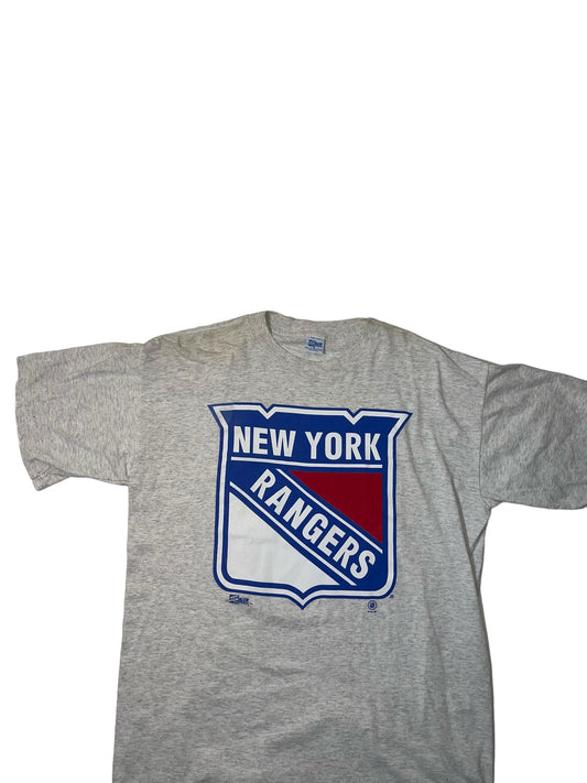 Vintage 1992 New York Rangers Logo T shirt