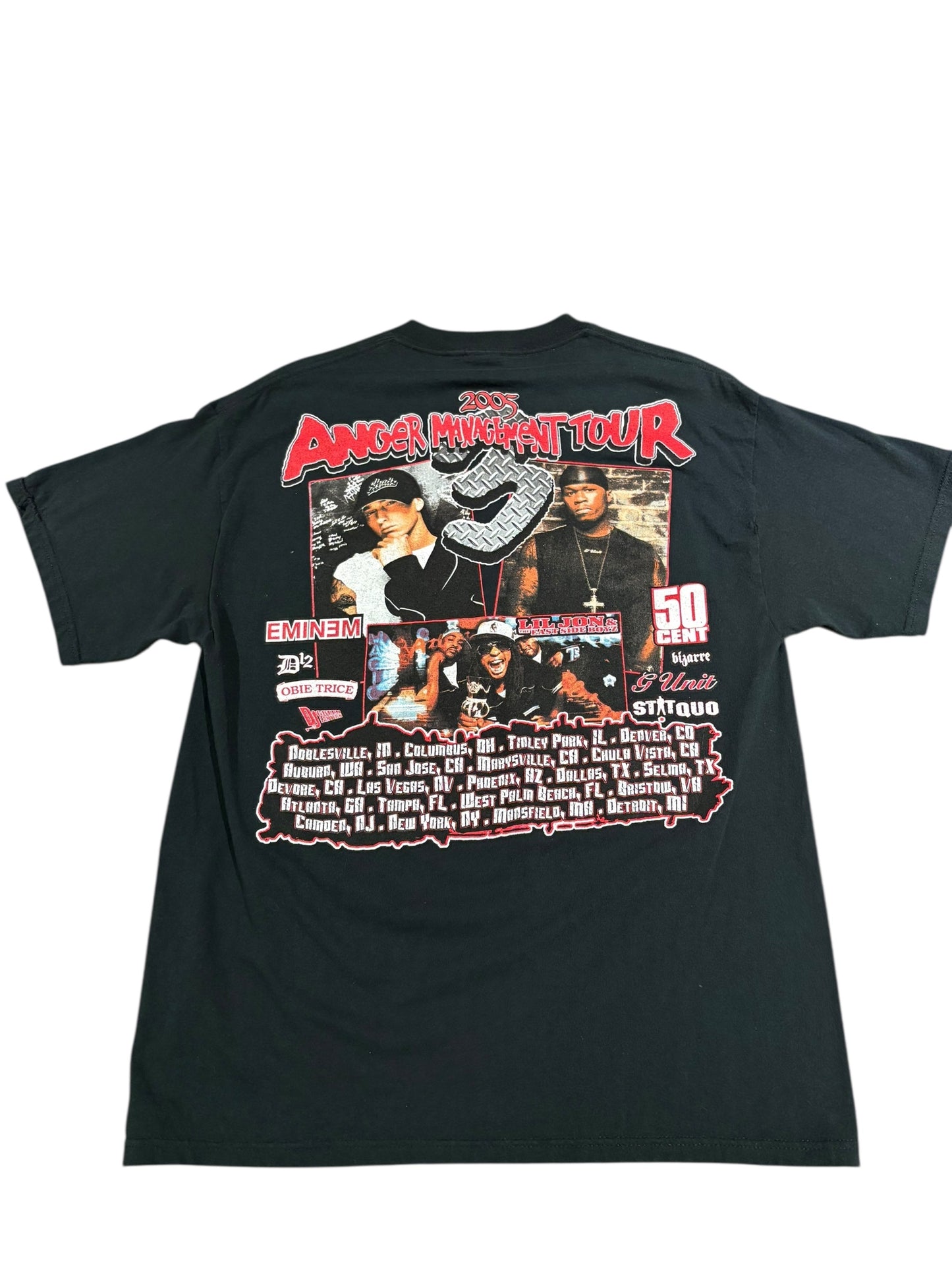 Eminem anger management 3 parking lot tour tee