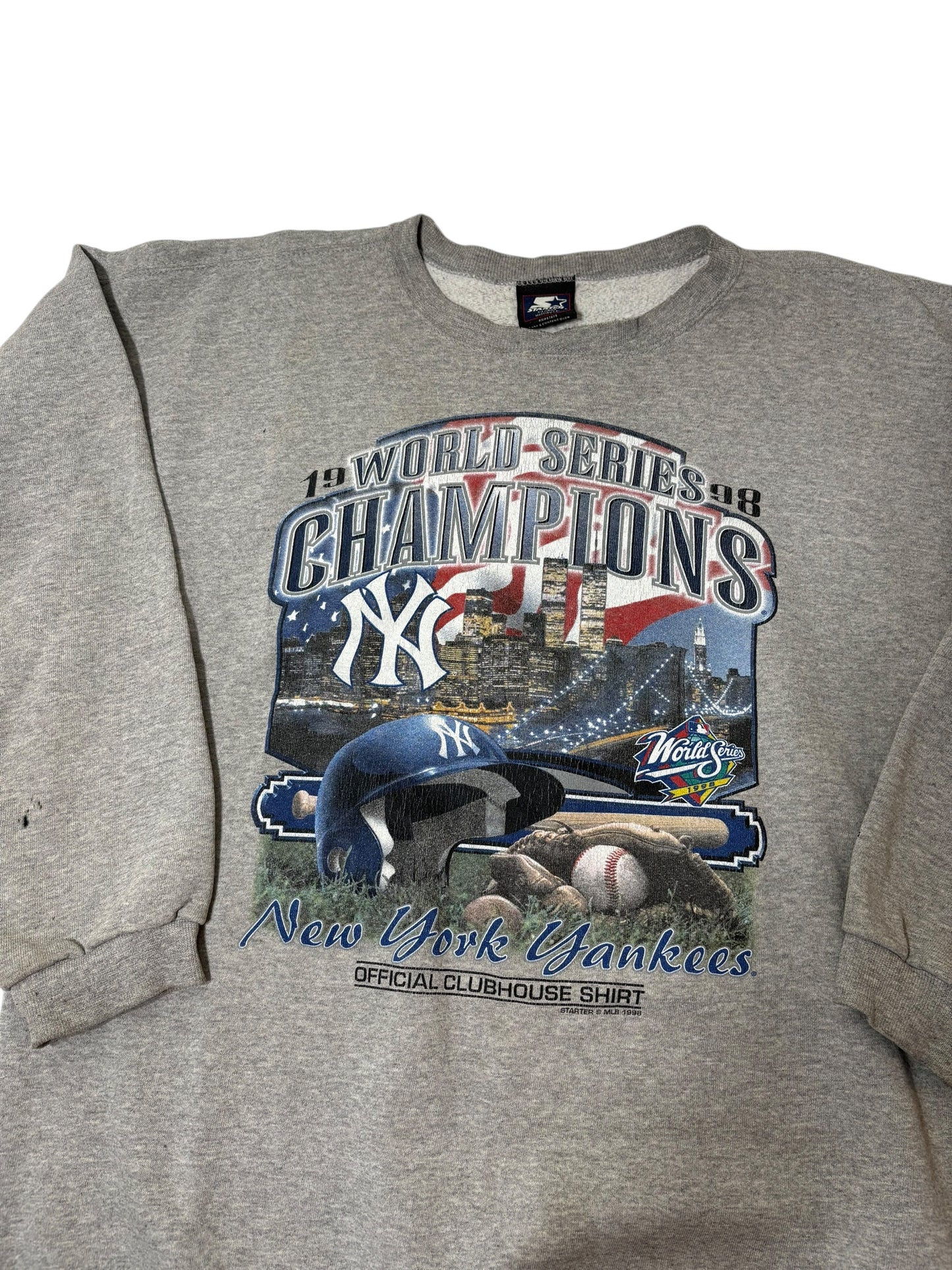 Vintage 1998 NY Yankees World Series crewneck