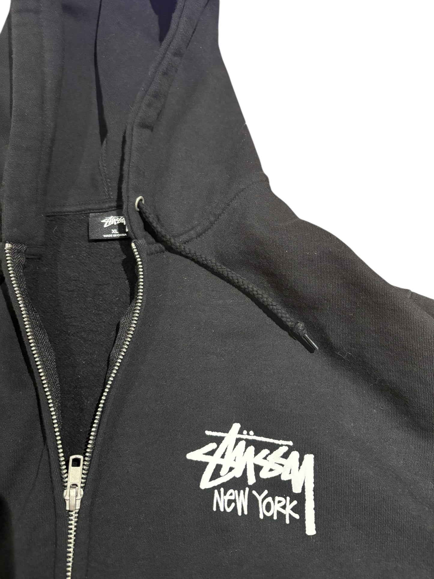Stussy New York Zip up hoodie size XL