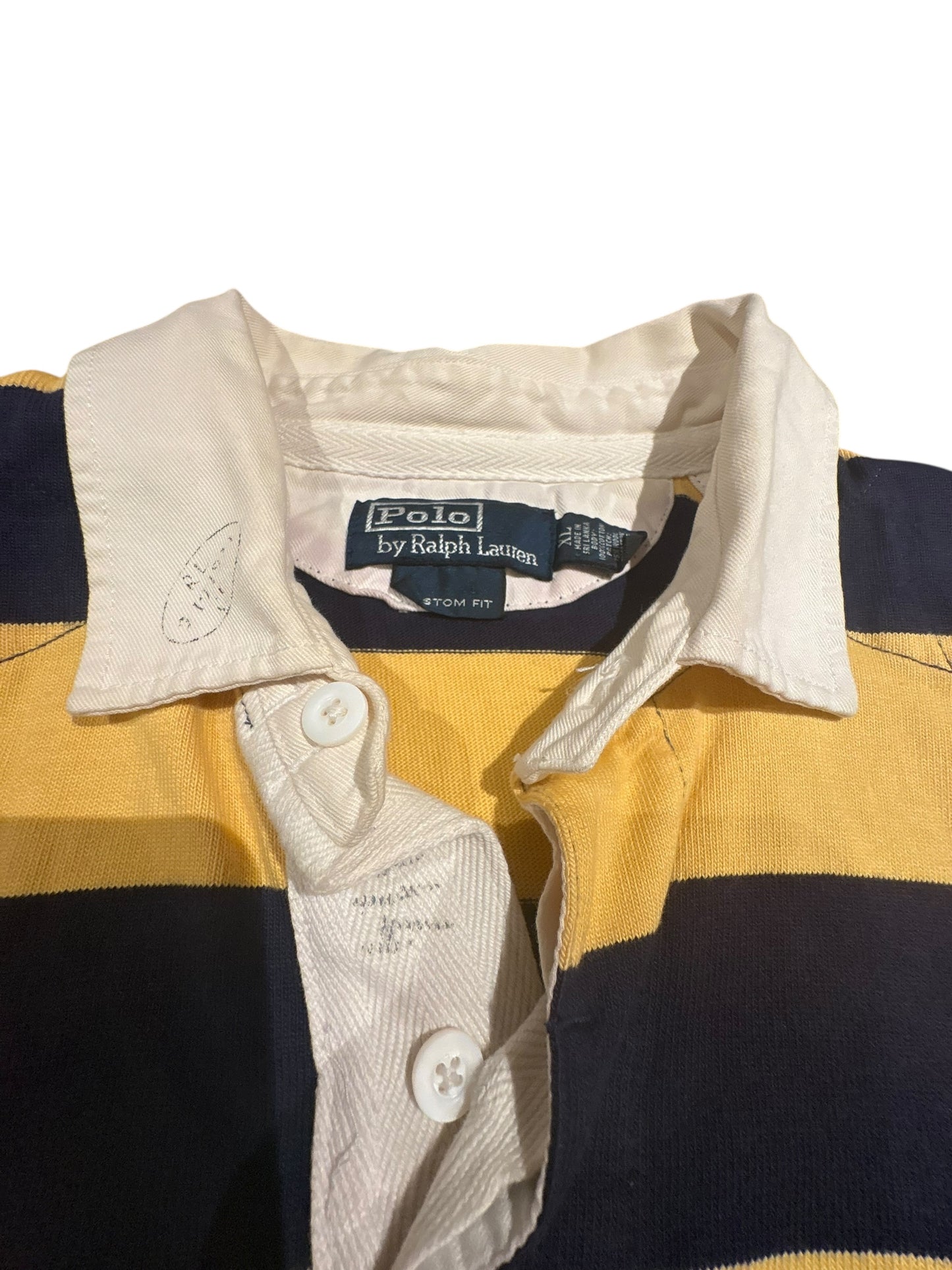 Vintage polo Ralph Lauren striped rugby