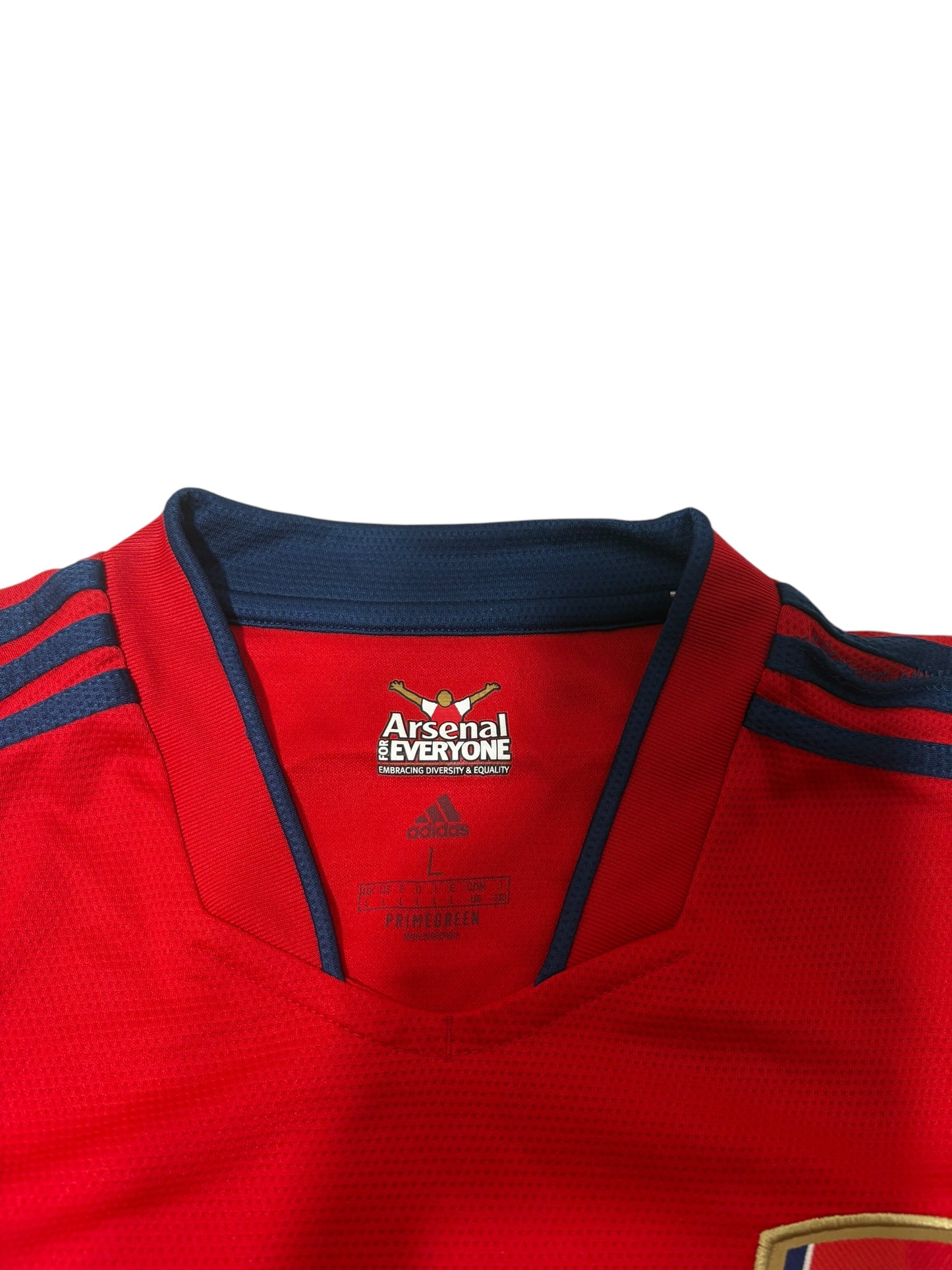 2021 Arsenal home jersey size large