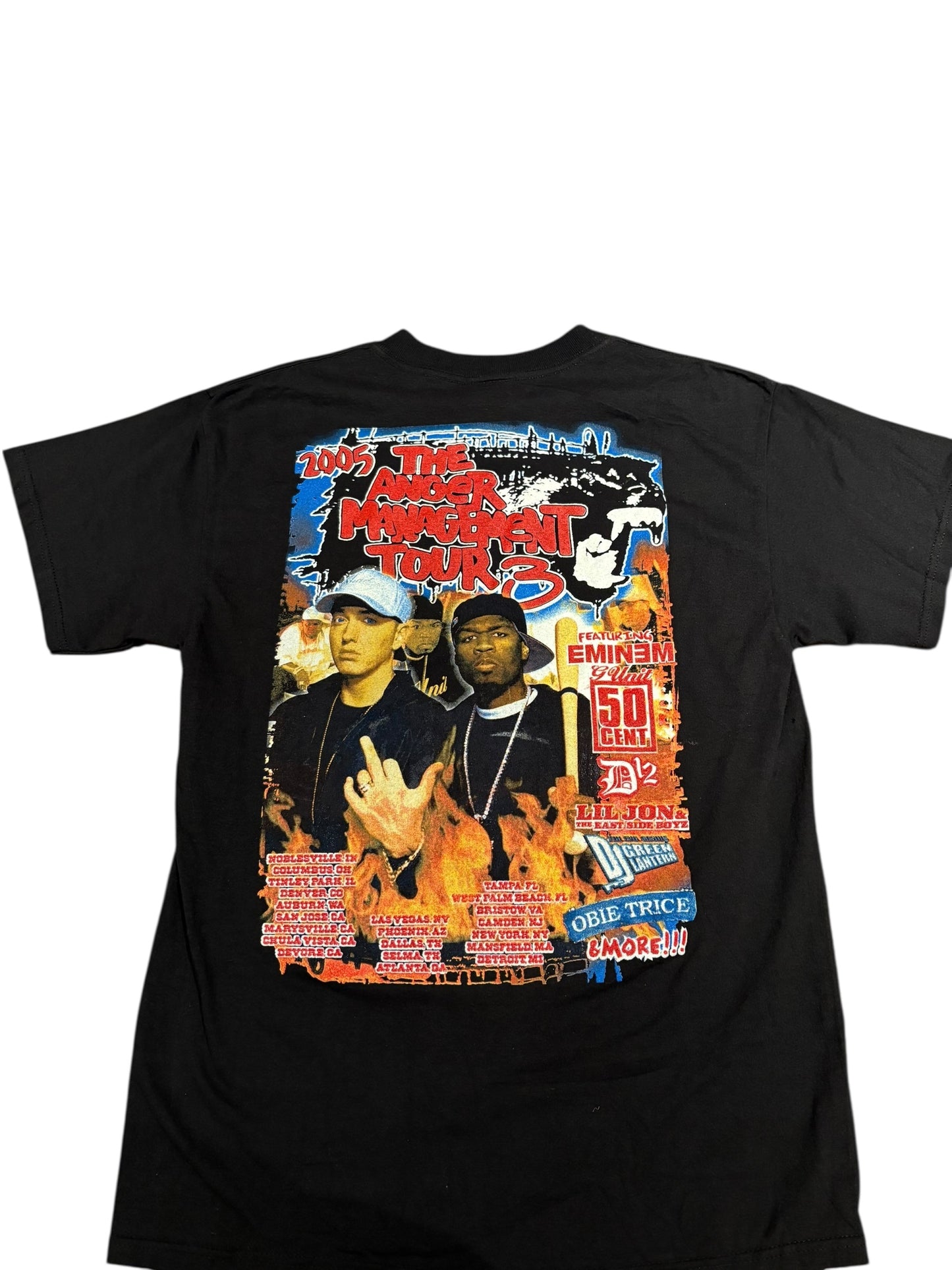Eminem Anger management 3 parking lot tour t shirt