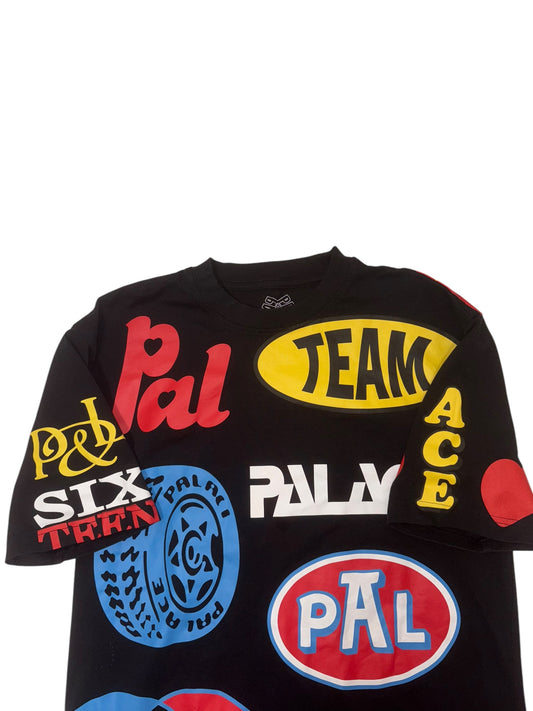 Palace racing all over print tee