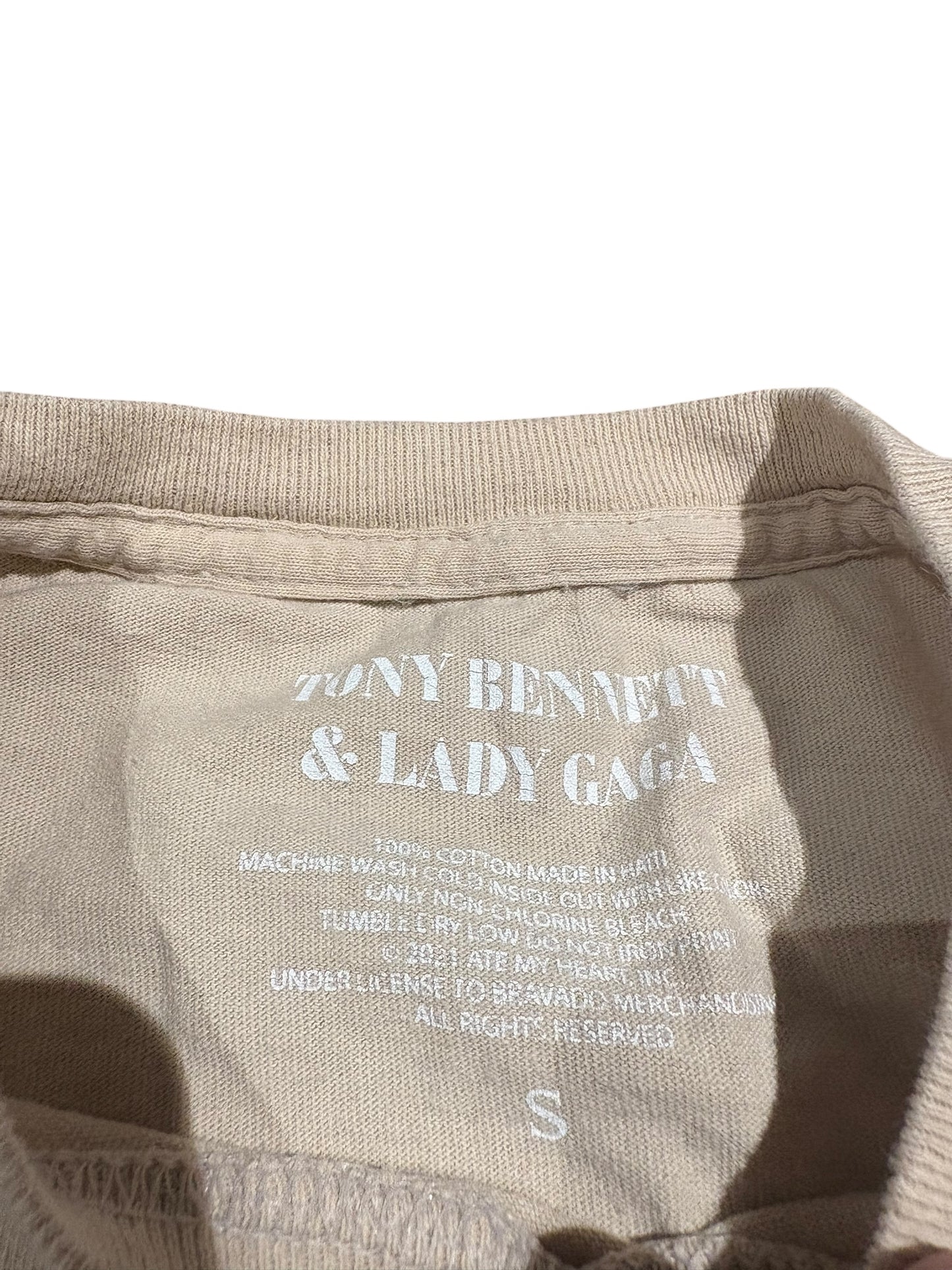 Lady Gaga x Tony Bennett one last time concert tee