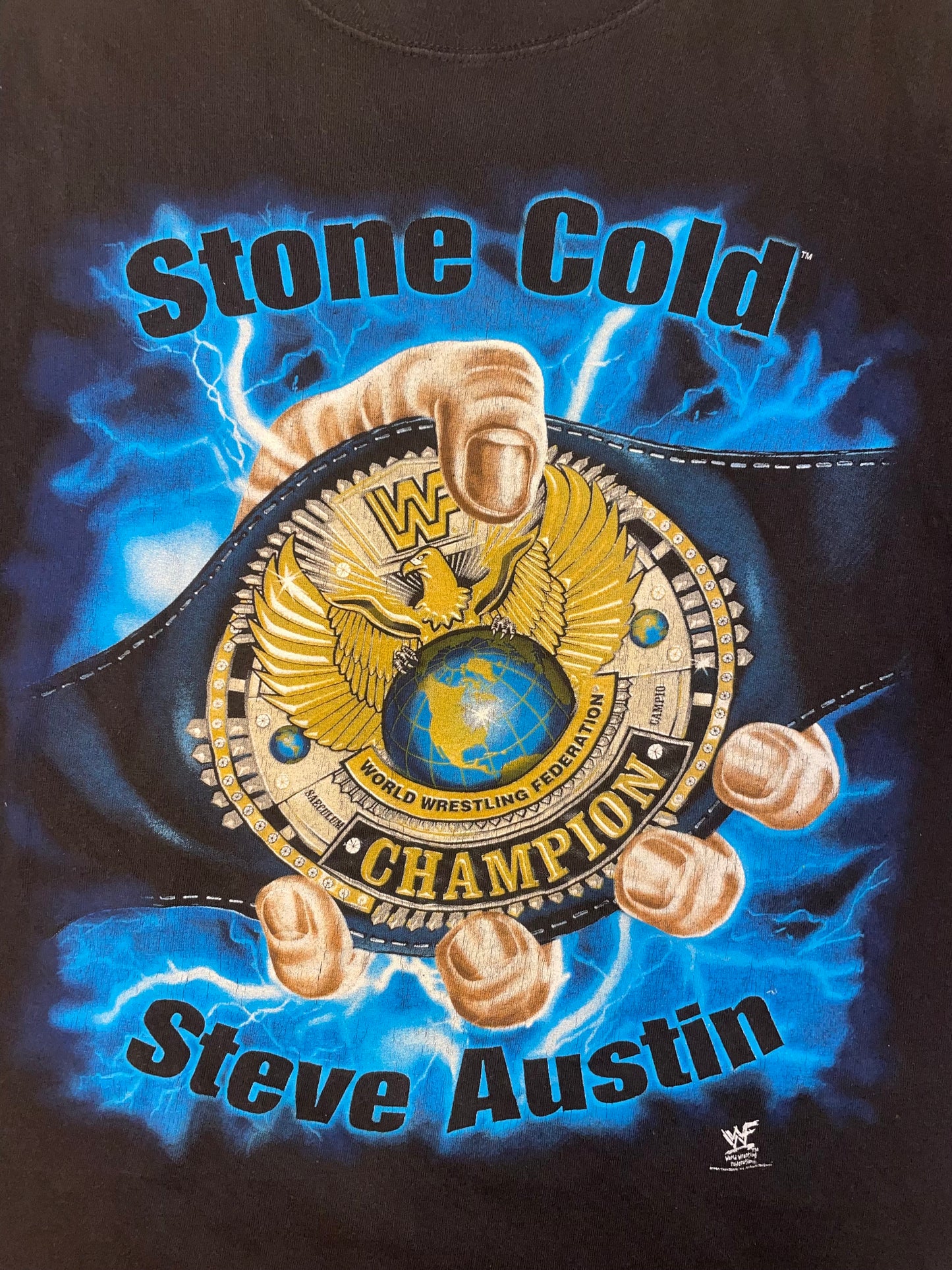 Vintage Stone Cold Steve Austin Championship T shirt
