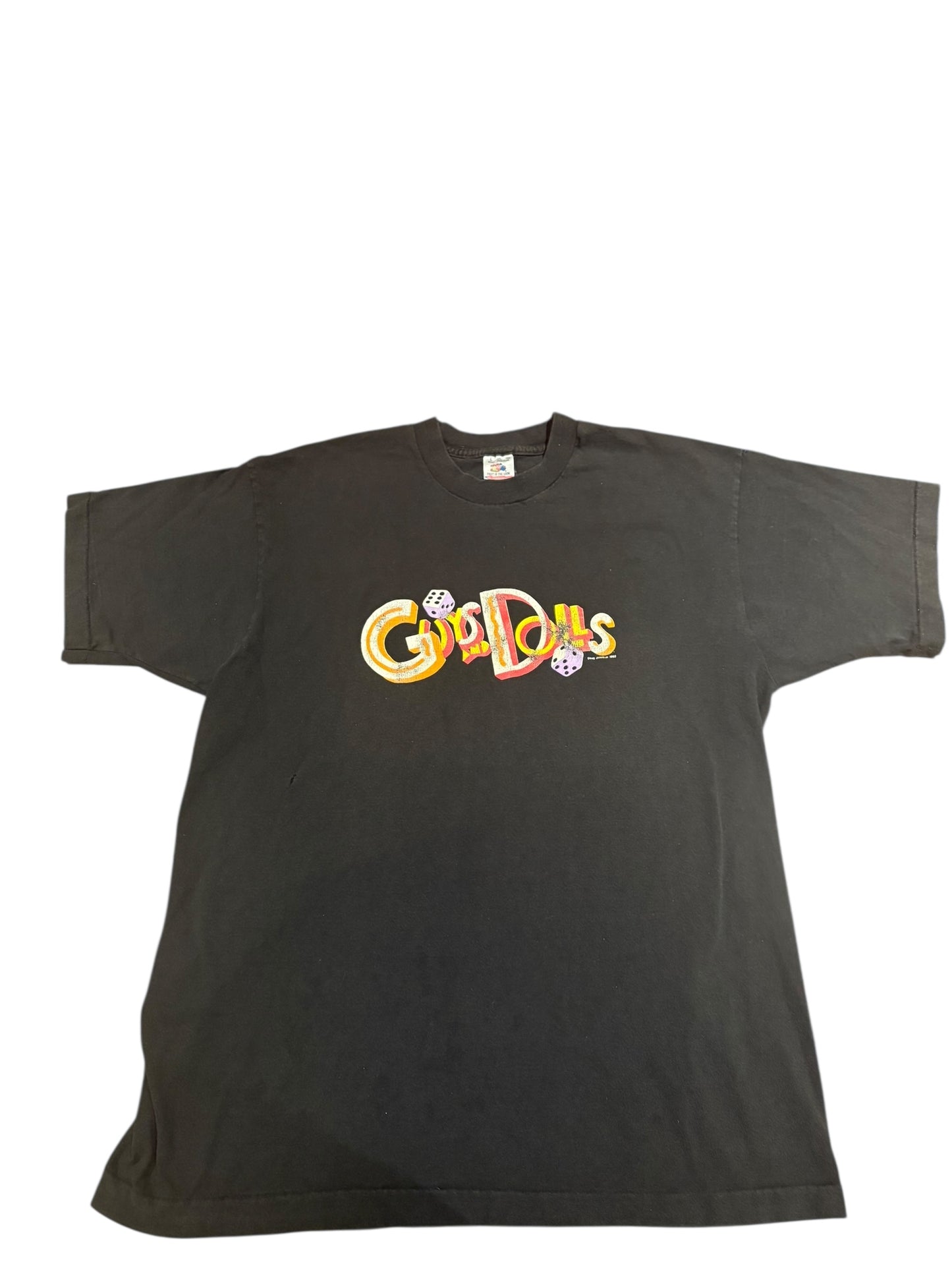 1992 guys n dolls skate tee