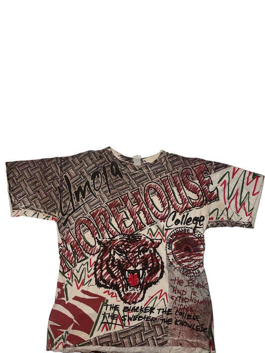 Vintage HBCU All over print T shirt