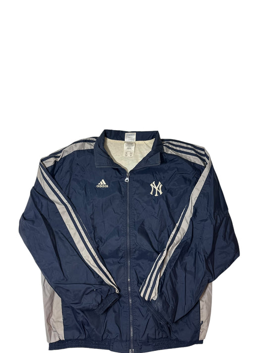 Vintage Y2K Yankees adidas windbreaker