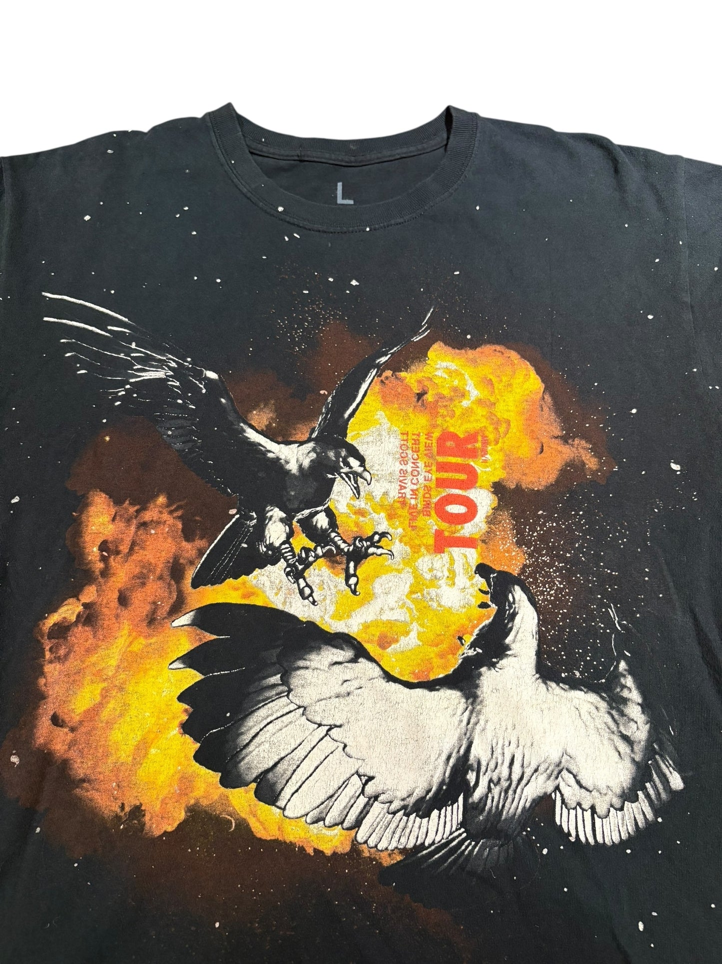 Travis Scott Birds Eye view tour t shirt