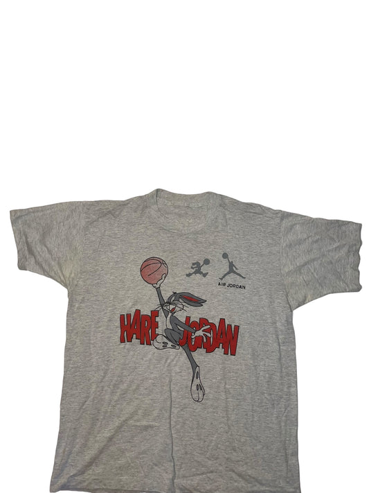 Vintage 1993 Hare Jordan looney tunes promo T shirt