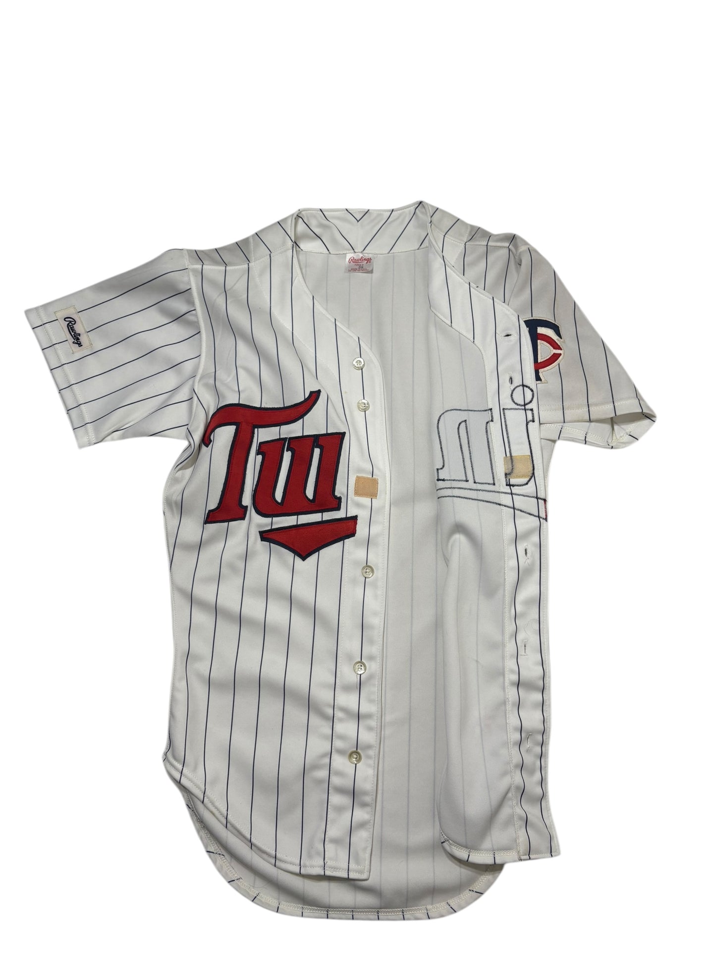 Vintage 1980s minnisota twins baseball jersey size 38