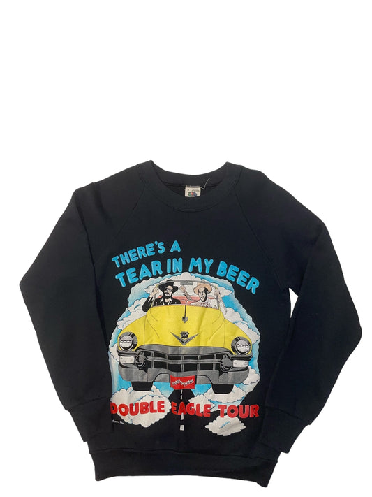 Vintage 1989 Hank Williams Jr Double Eagle Tour crewneck