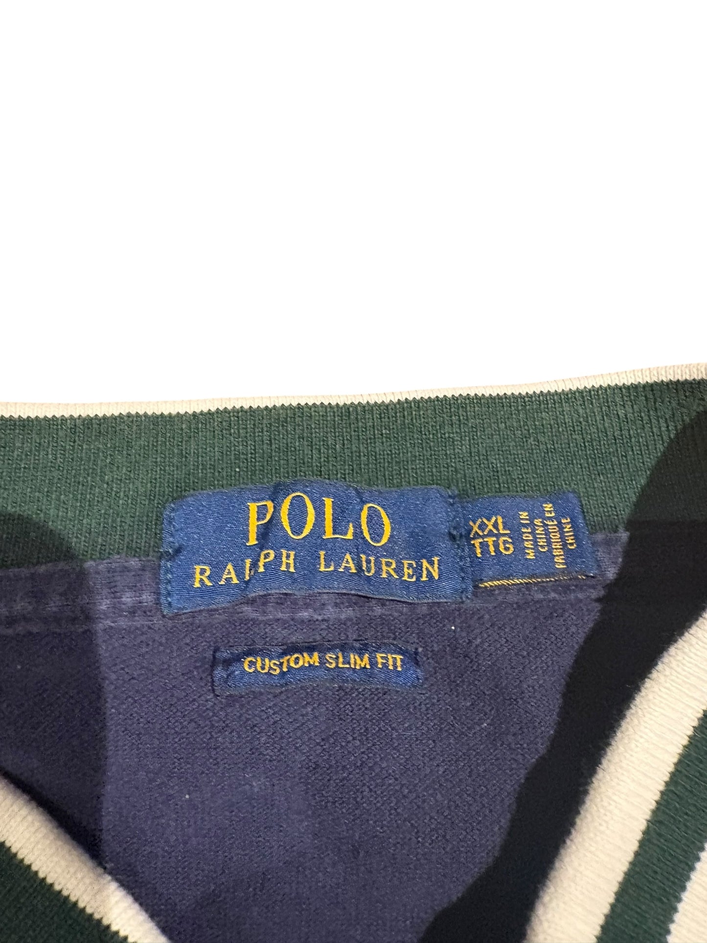 Polo Ralph Lauren yellow striped polo