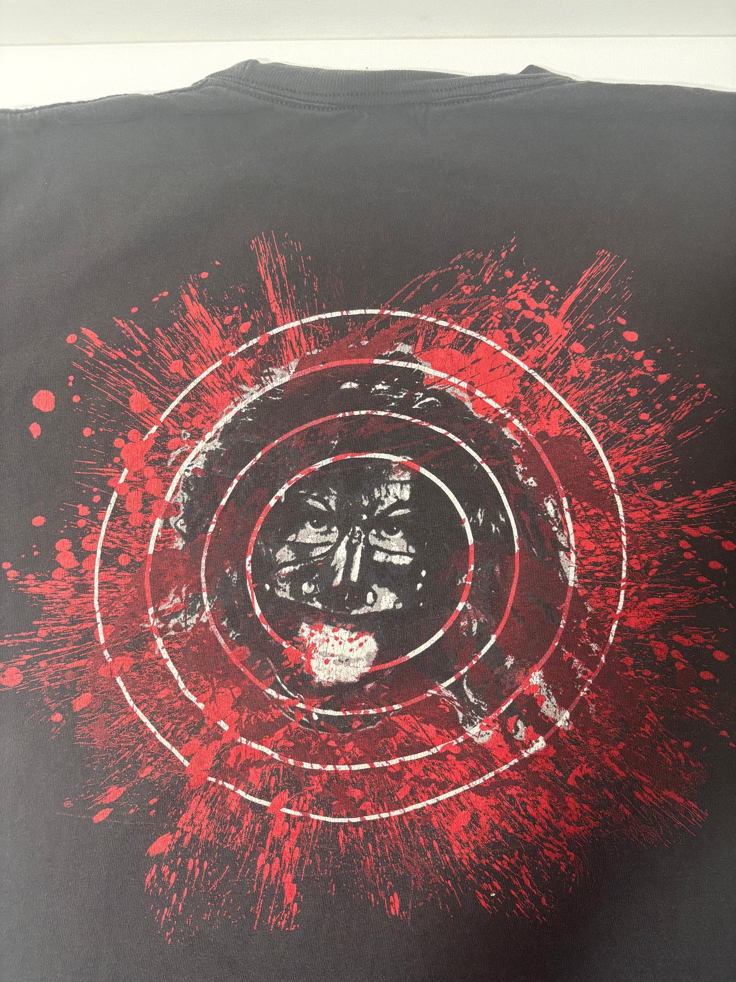 Vintage WWF Mankind blood splatter tee