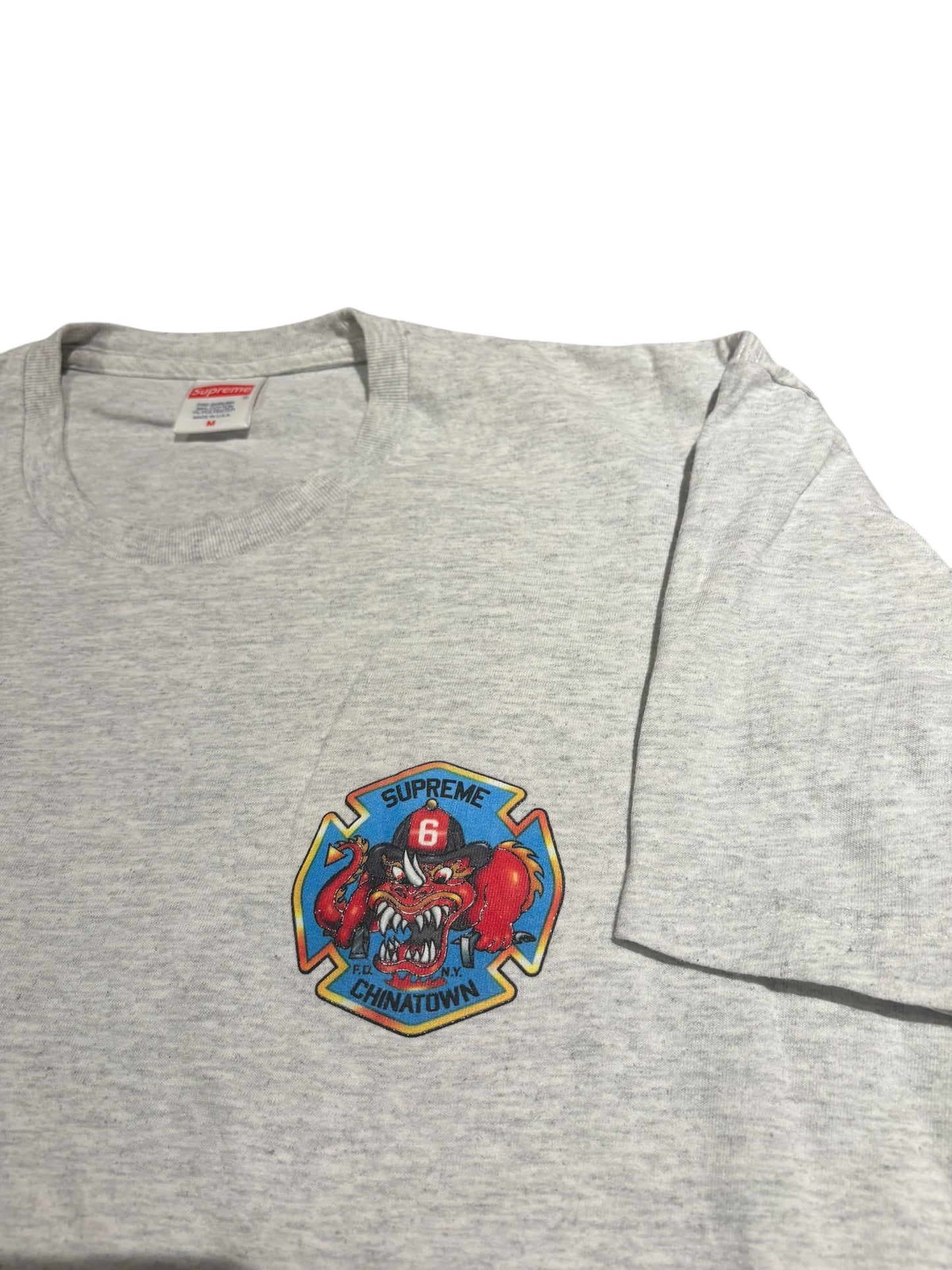 Supreme x New York fire department engine 9 tee