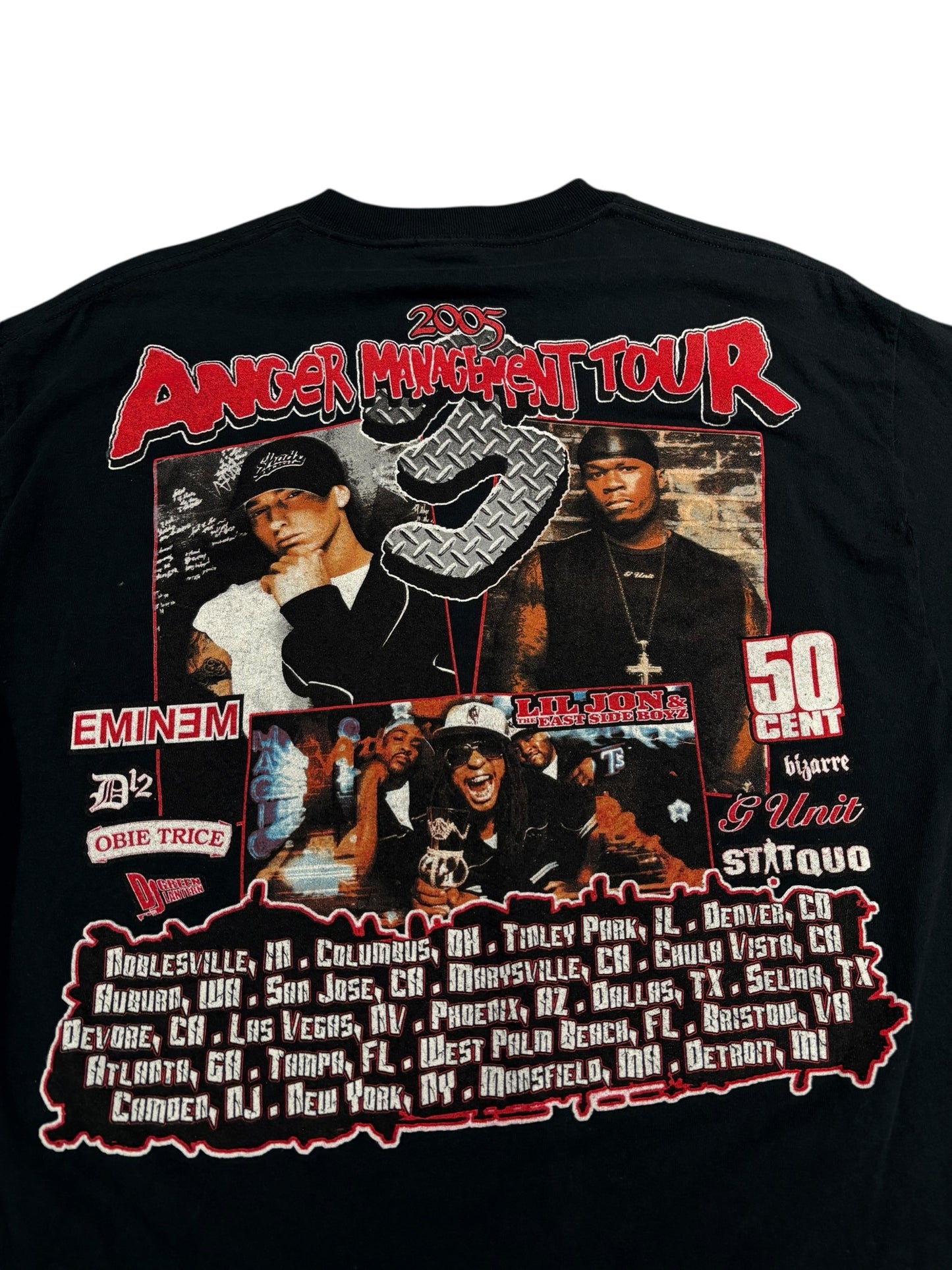Eminem anger management 3 parking lot tour tee