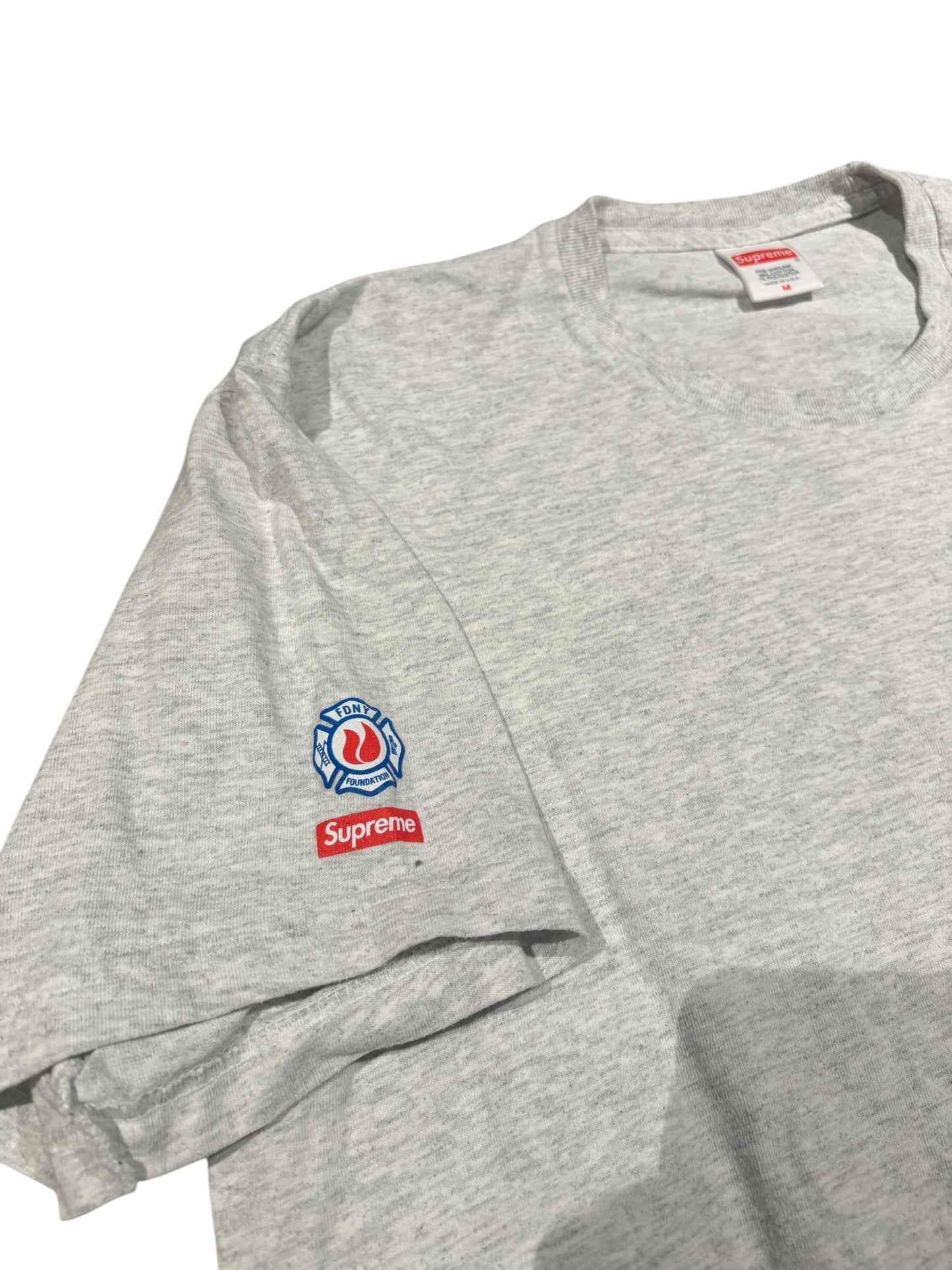 Supreme x New York fire department engine 9 tee