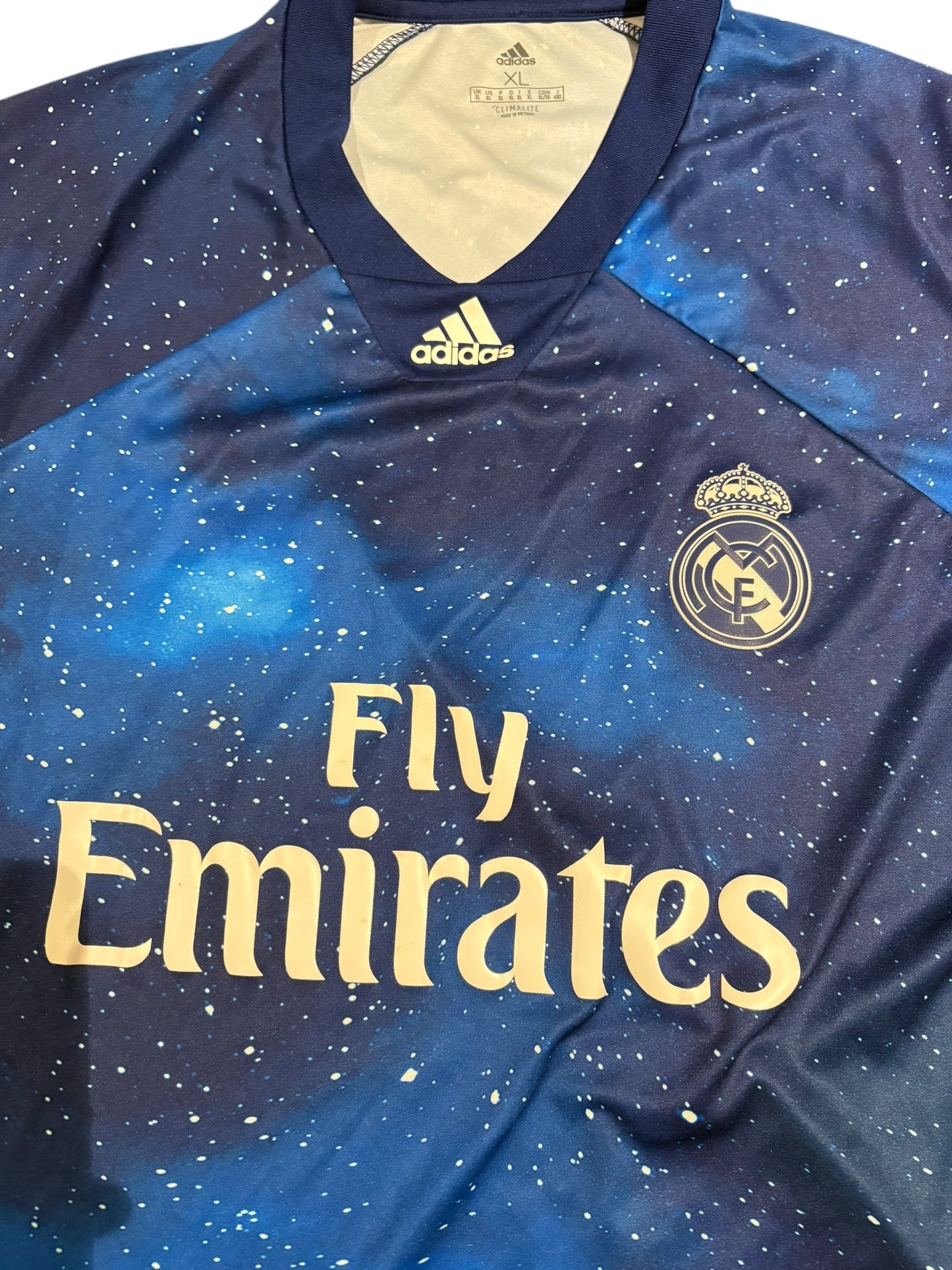 Ea sports x Real Madrid limited edition galaxy soccer jersey size XL