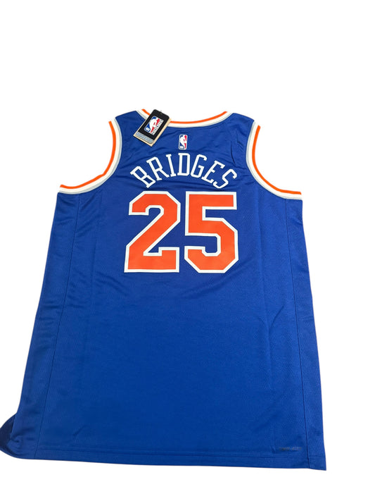 Mikal bridges New York Knicks swingman jersey size large