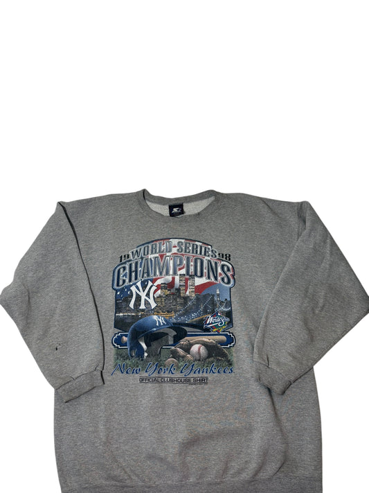 Vintage 1998 NY Yankees World Series crewneck
