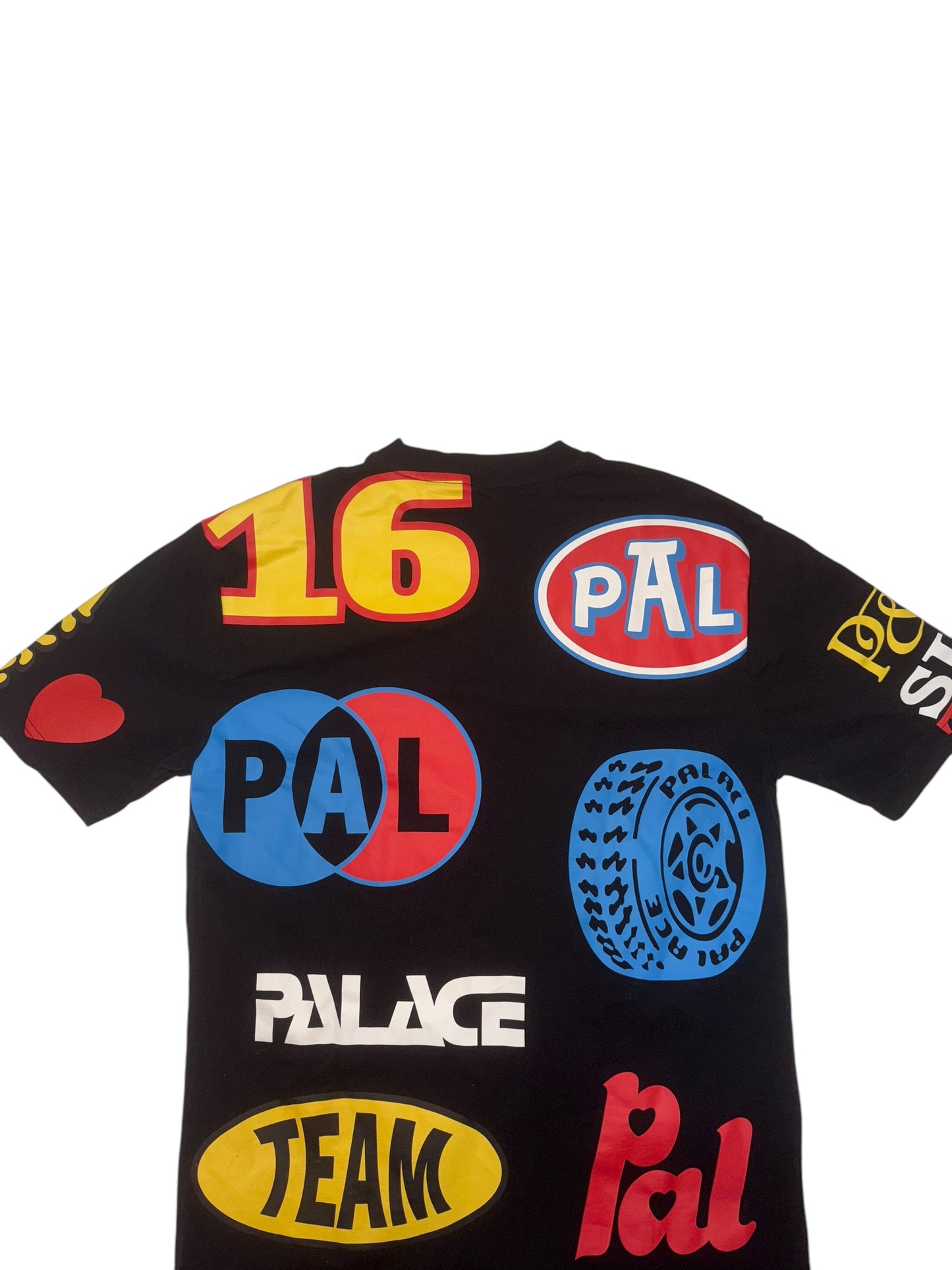Palace racing all over print tee