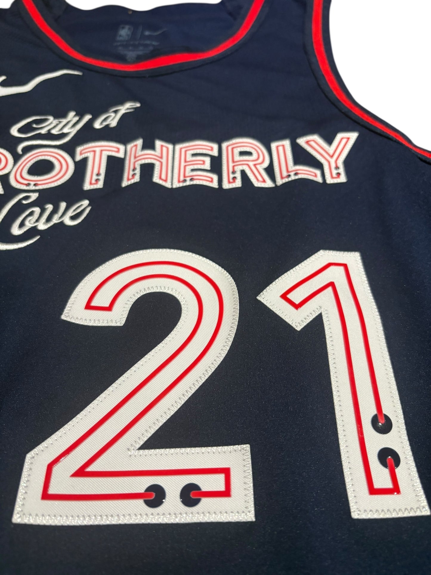Philadelphia 76ers Joel embiid city edition jersey size medium
