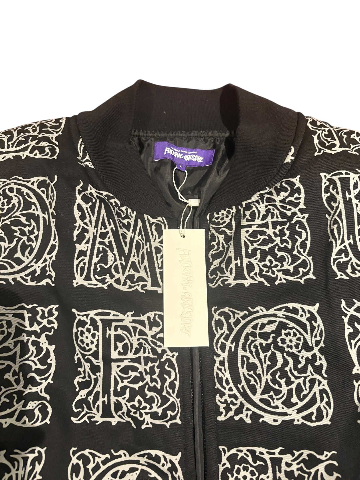 Fucking Awesome filagree gothic bomber