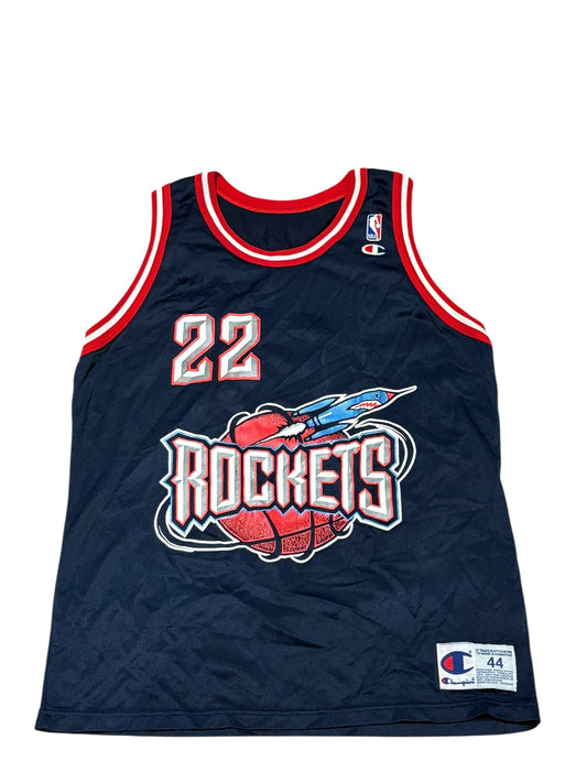 Clyde Drexler Houston Rockets  basketball jersey size 44