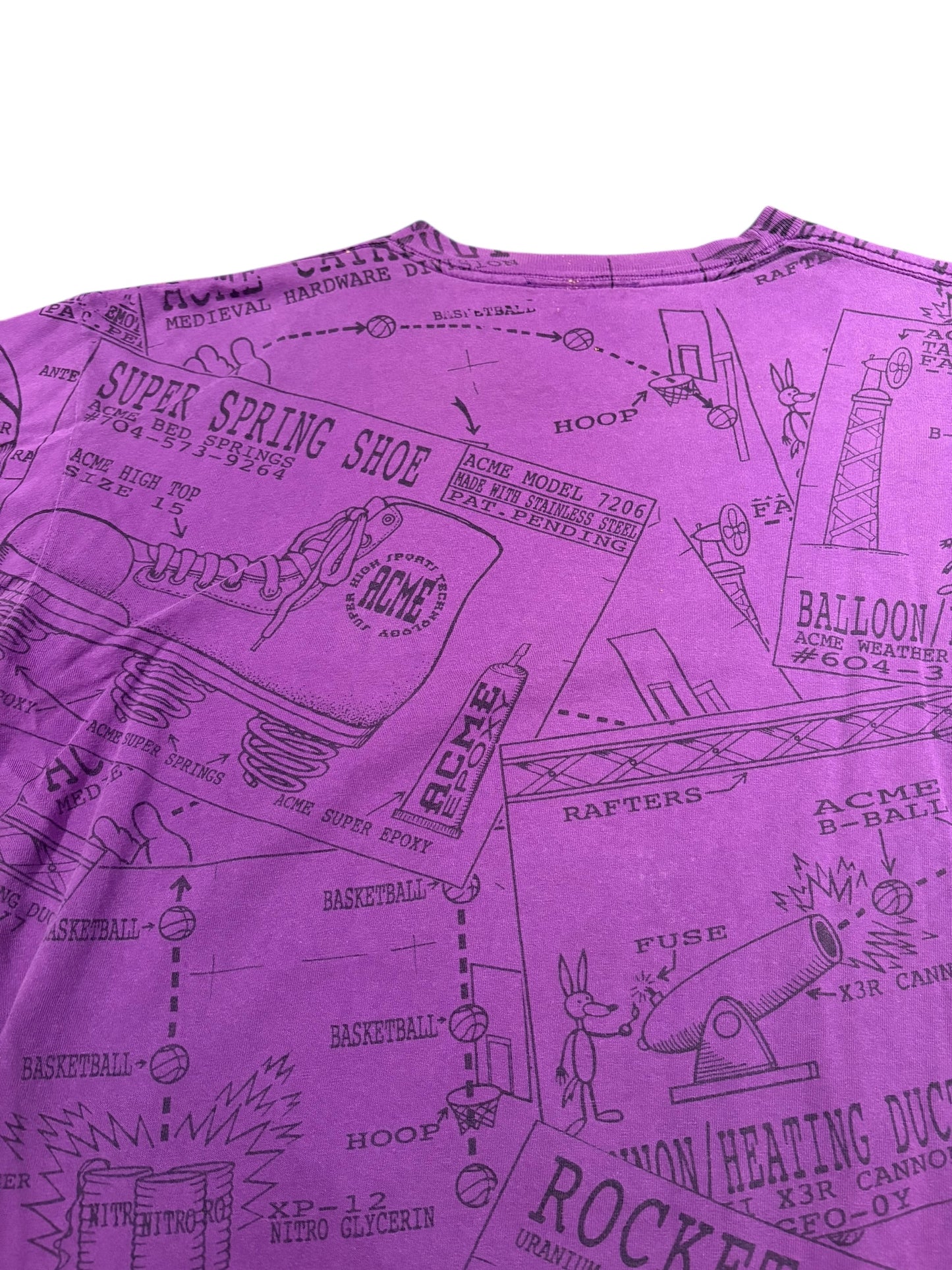 Wiley coyote Phoenix sun’s explosion all over print tee