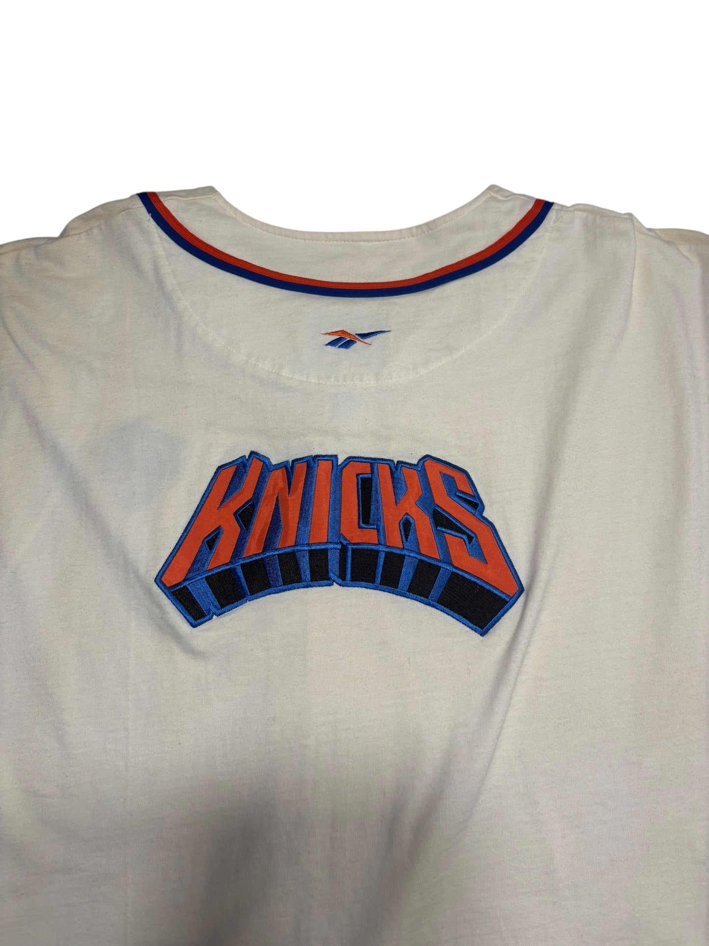 Vintage New York Knicks sleeveless baseball jersey